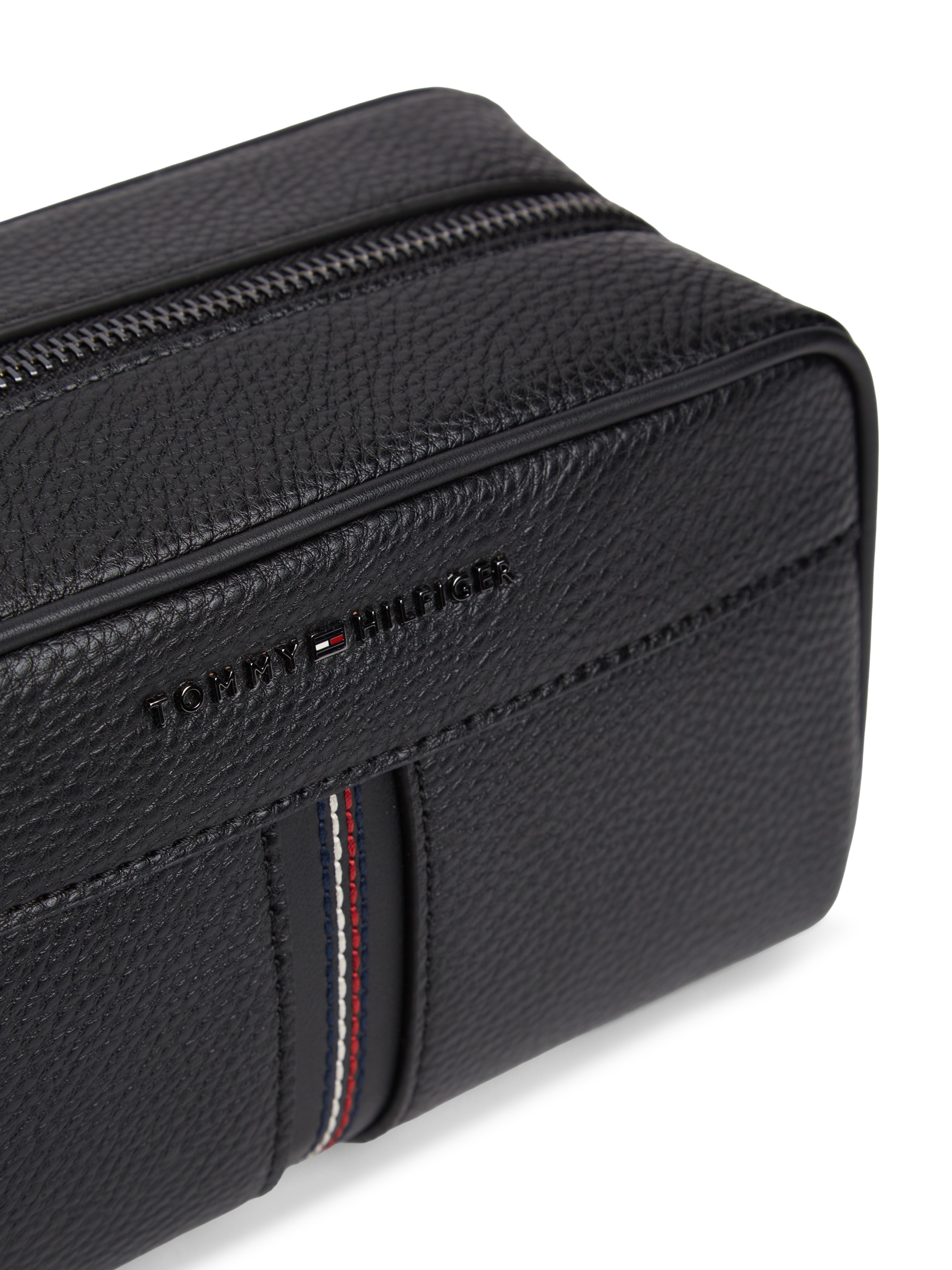 Tommy Hilfiger Kulturbeutel »TH CENTRAL WASHBAG« Unisex Minibag, Hygienebeutel mit praktischer Handschlaufe