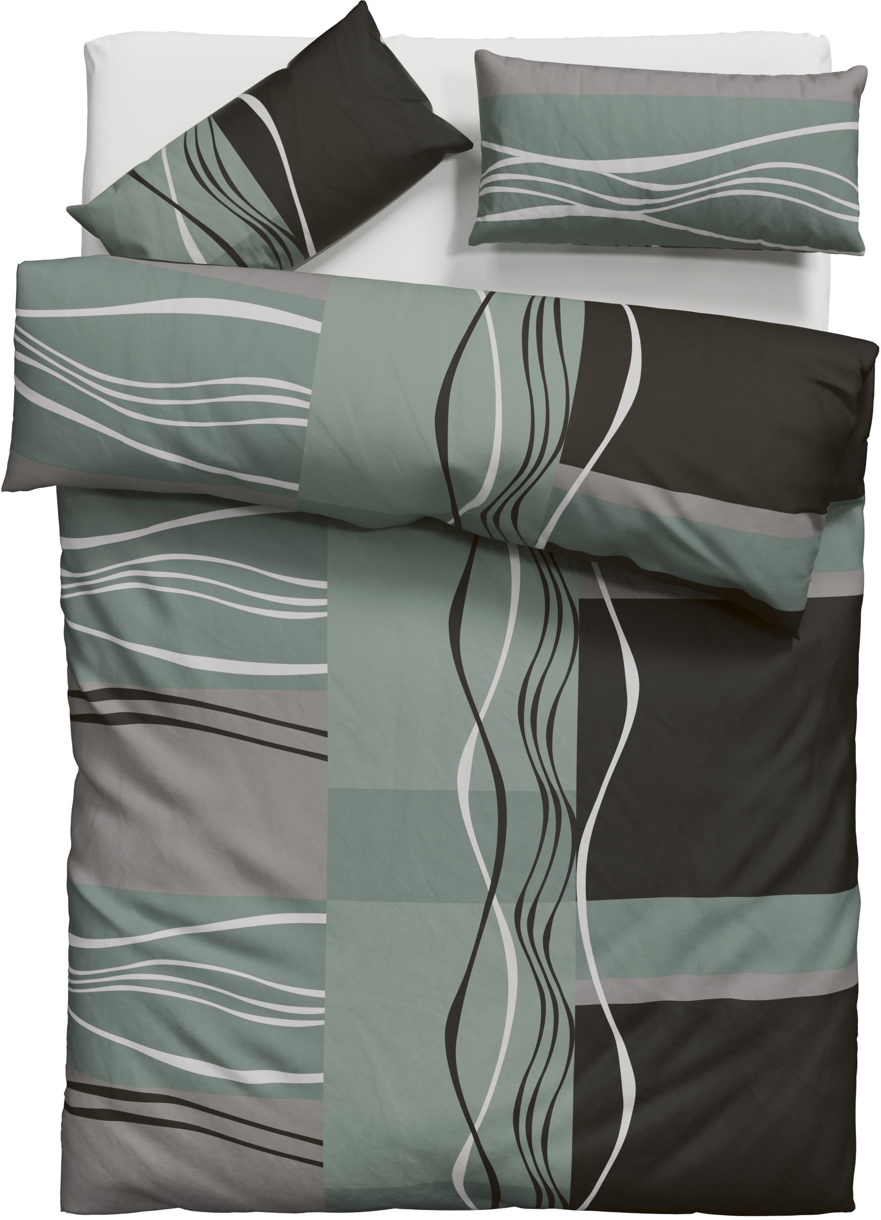 OTTO home Bettwäsche »Kelian in Gr. 135x200, 155x220 cm u.a. Bettwäsche-Set mit Baumwolle« 2 Stk. in verschiedenen Qualitäten, gemusterte Bettwäsche