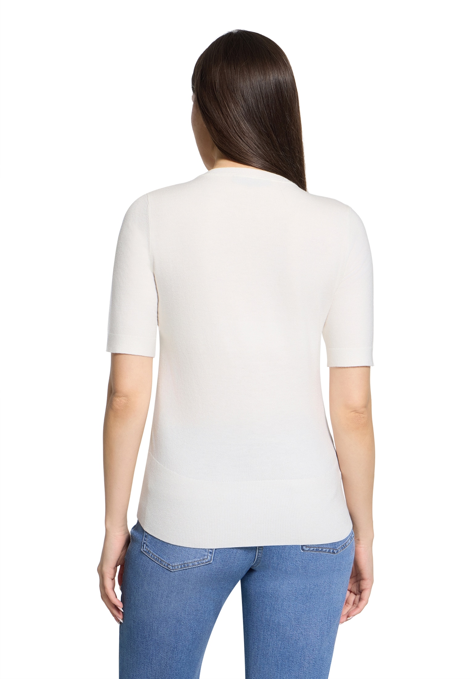 Betty Barclay Rundhalspullover »Basic-Pullover kurzarm«