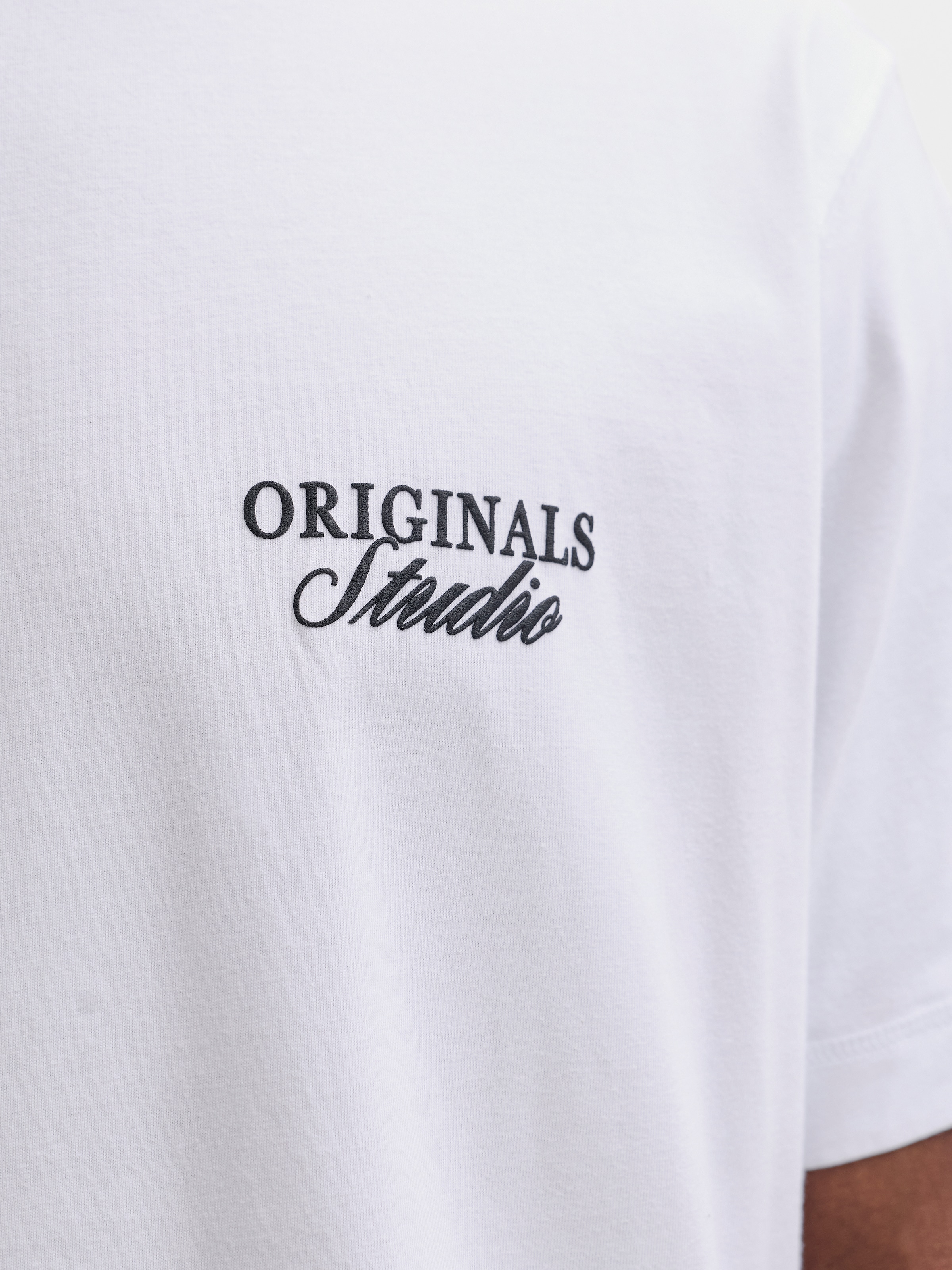 Jack & Jones Rundhalsshirt »JORNORREBRO TYPO TEE SS CREW NECK NOOS« Baumwolle, relaxed fit