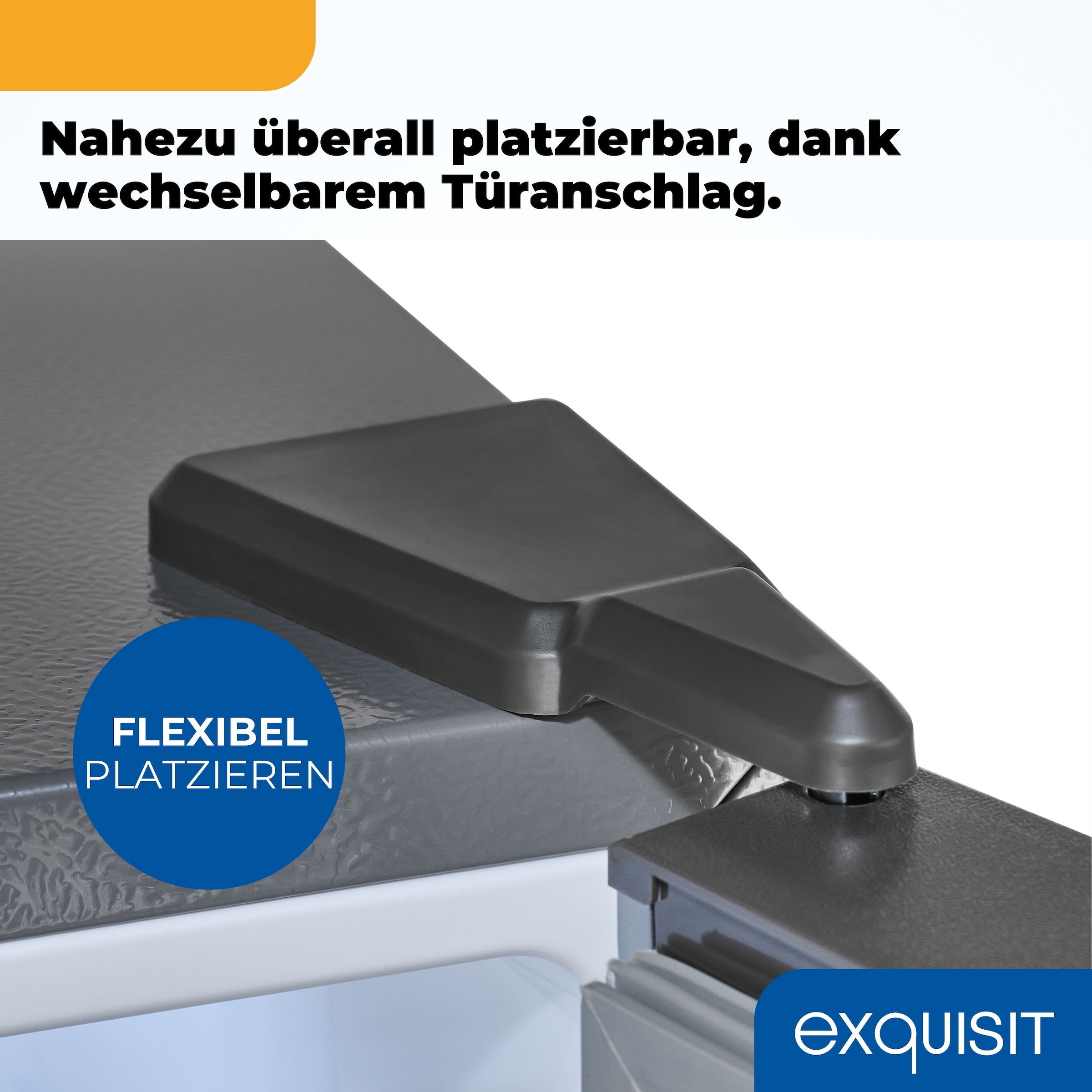 exquisit Kühl-/Gefrierkombination KGC320-100-NF-010A inoxlook »KGC320-100-NF-010A« 188 cm hoch 59,5 cm breit Flexibel & übersichtlich: Kühl-Gefrier-Kombi mit No-Frost & LED