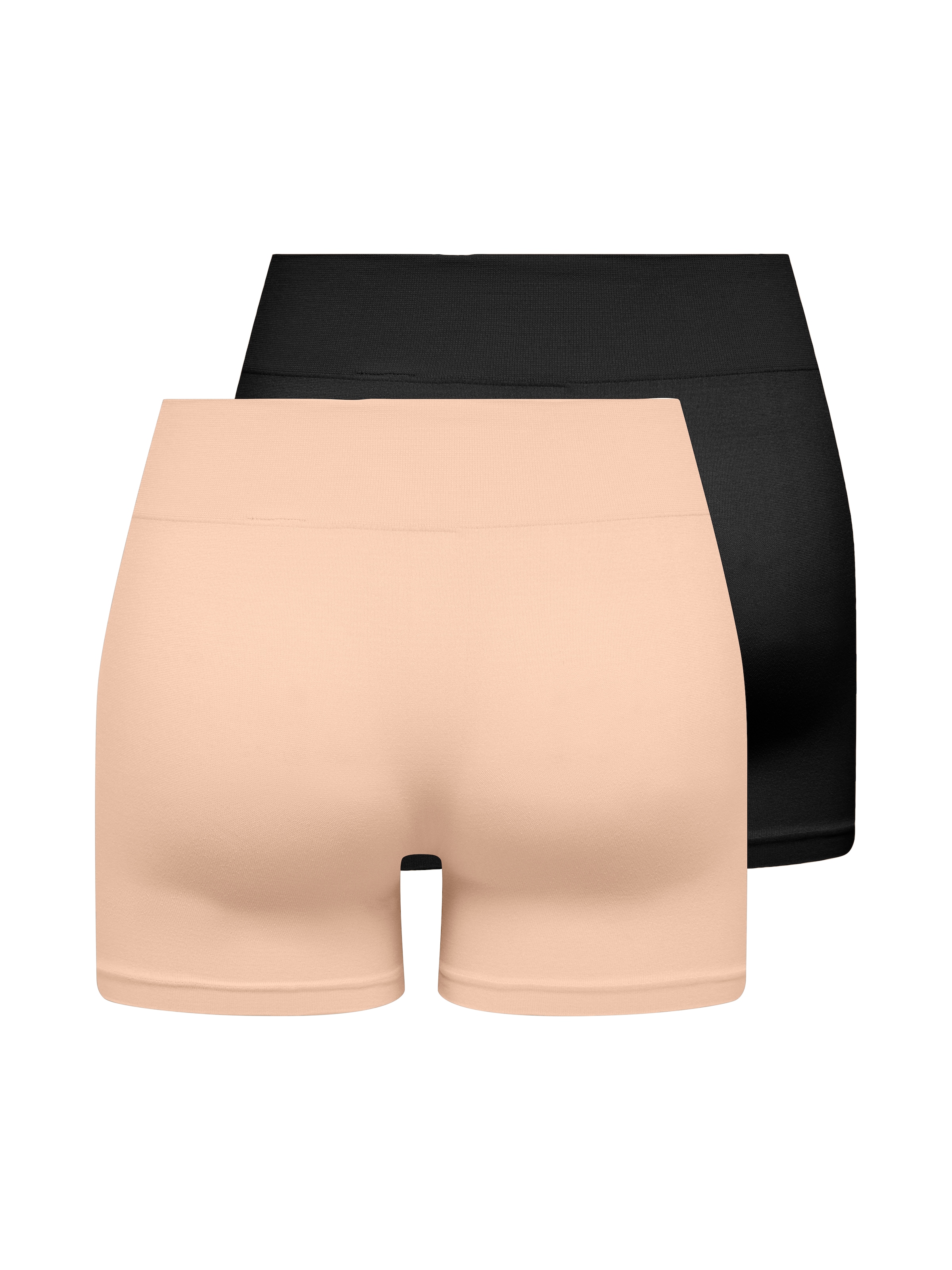 ONLY Hotpants »ONLVICKY S-LESS MINI SHORTS 2-PACK«, (Packung, 2 tlg.)