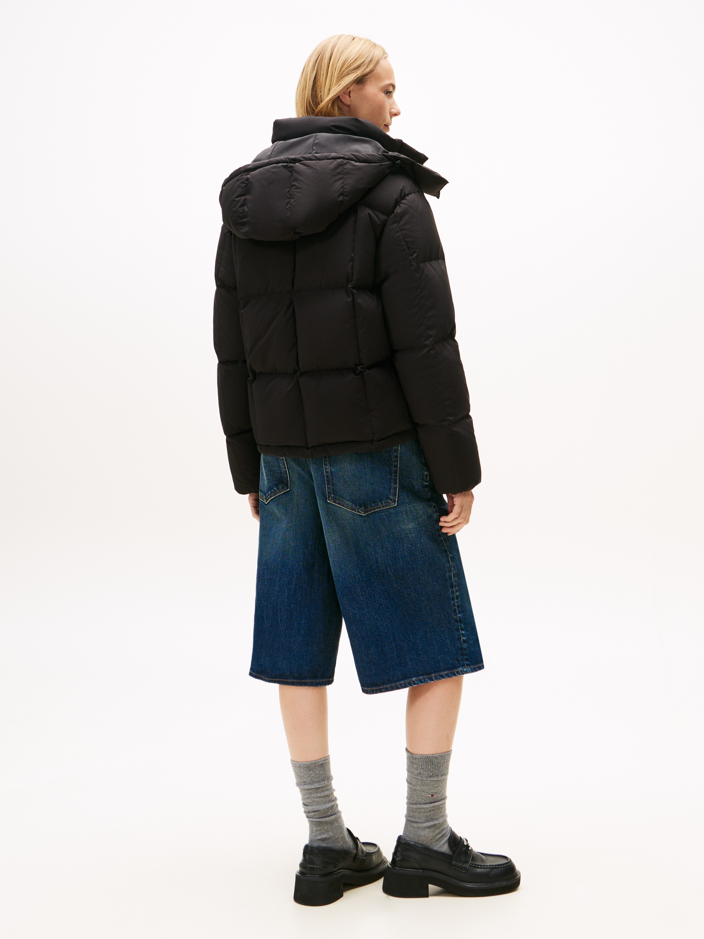 Tommy Jeans Steppjacke »TJW ALASKA GRID DOWN JACKET EXT«, mit Kapuze