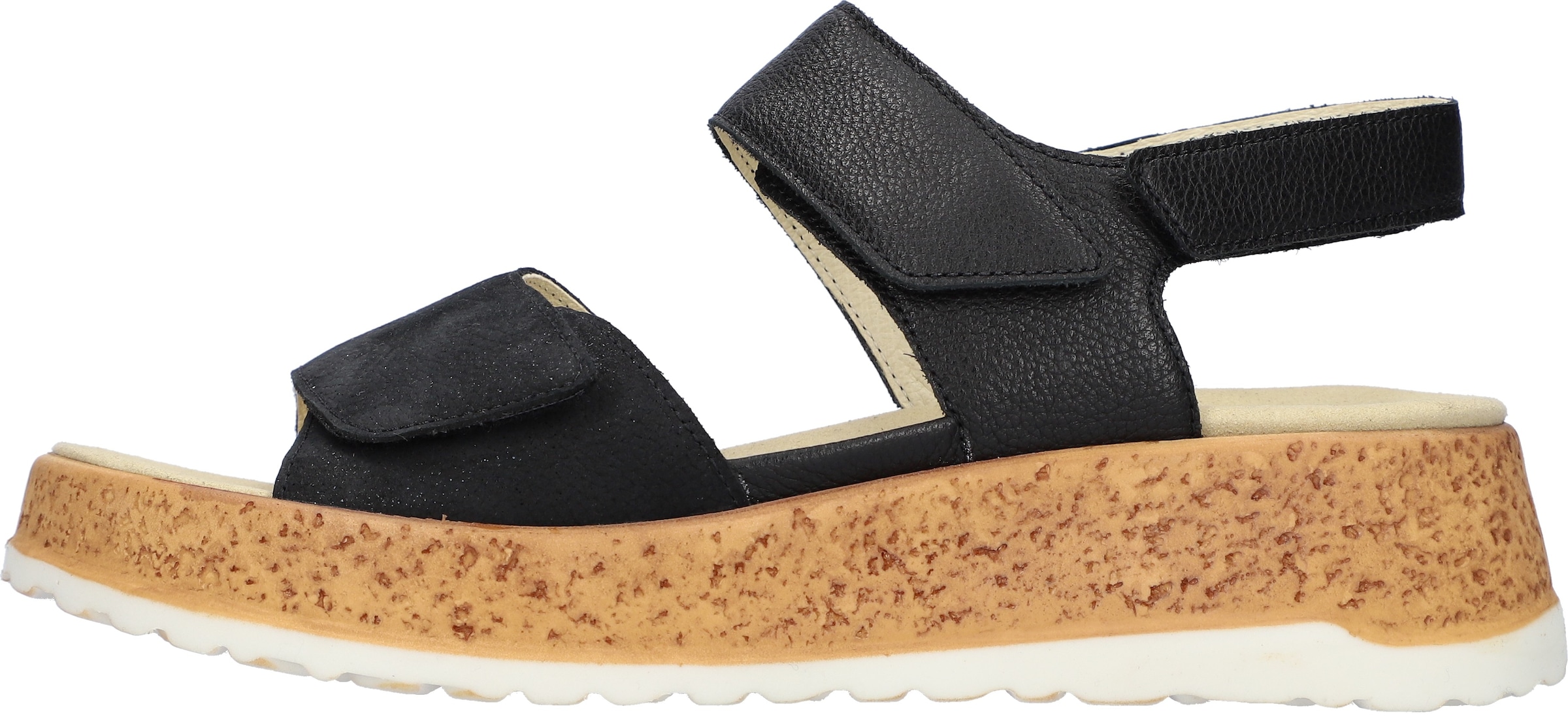 Waldläufer Plateausandale »H-LIBBY«  Sommerschuh, Sandalette, Bequemschuh mit Klettverschlüsse, H-Weite