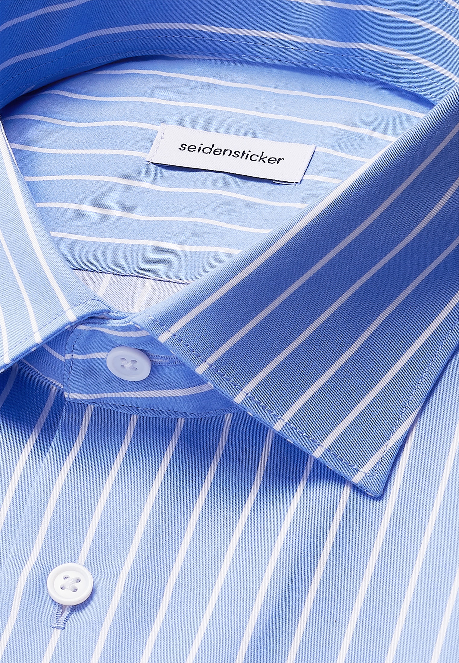 seidensticker Businesshemd »Schwarze Rose«, Slim 1/1 Kentkragen Gestreift