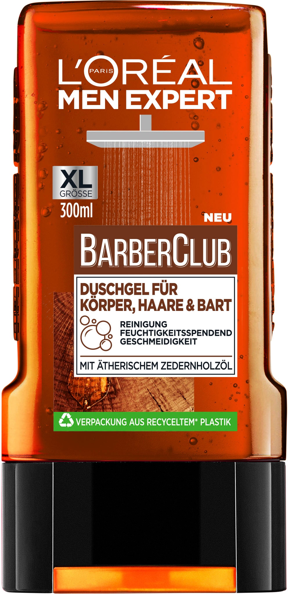 L'ORÉAL PARIS MEN EXPERT Duschgel »Barber Club«, (Packung, 6 tlg.)