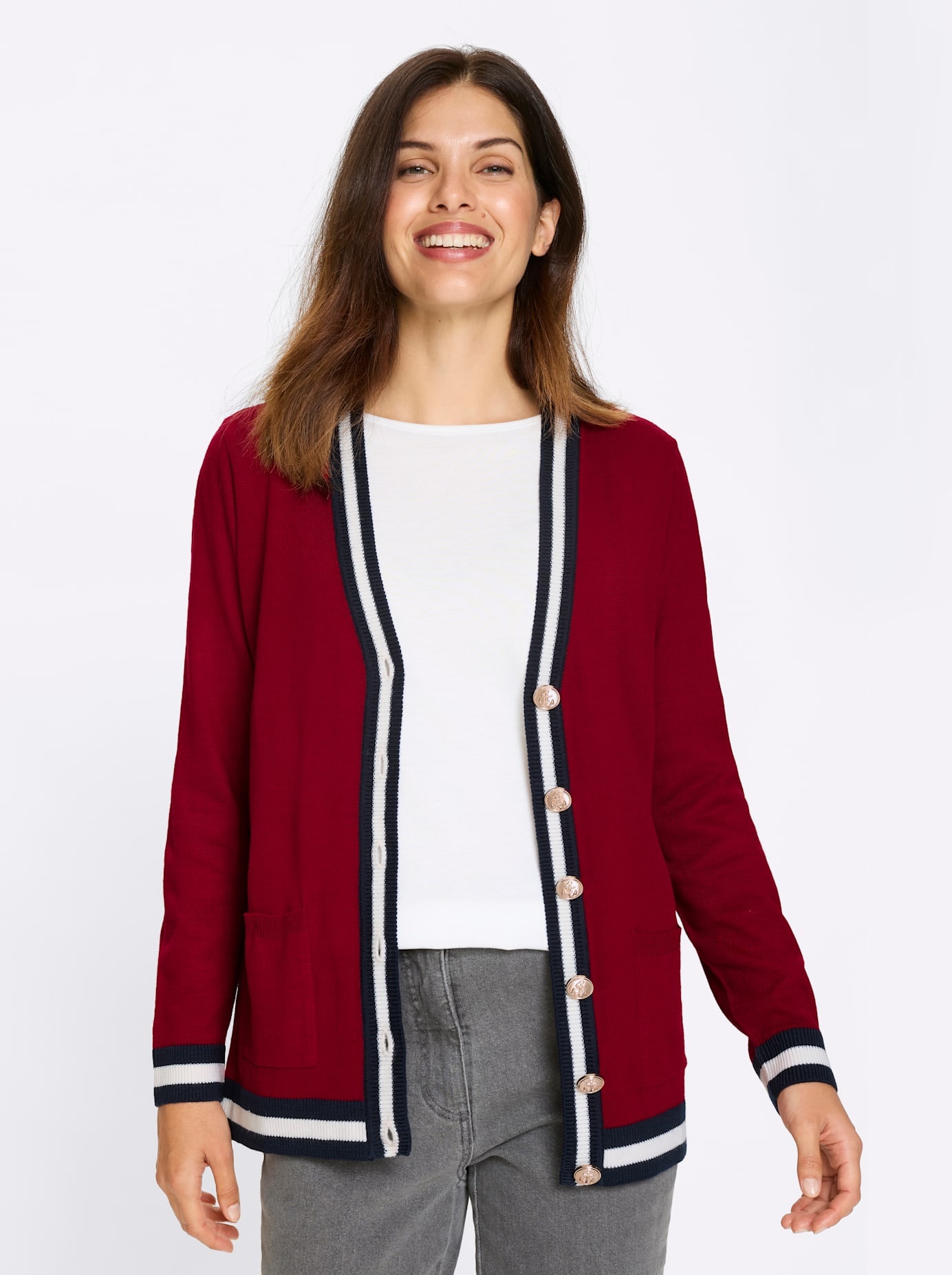 Classic Basics Strickjacke