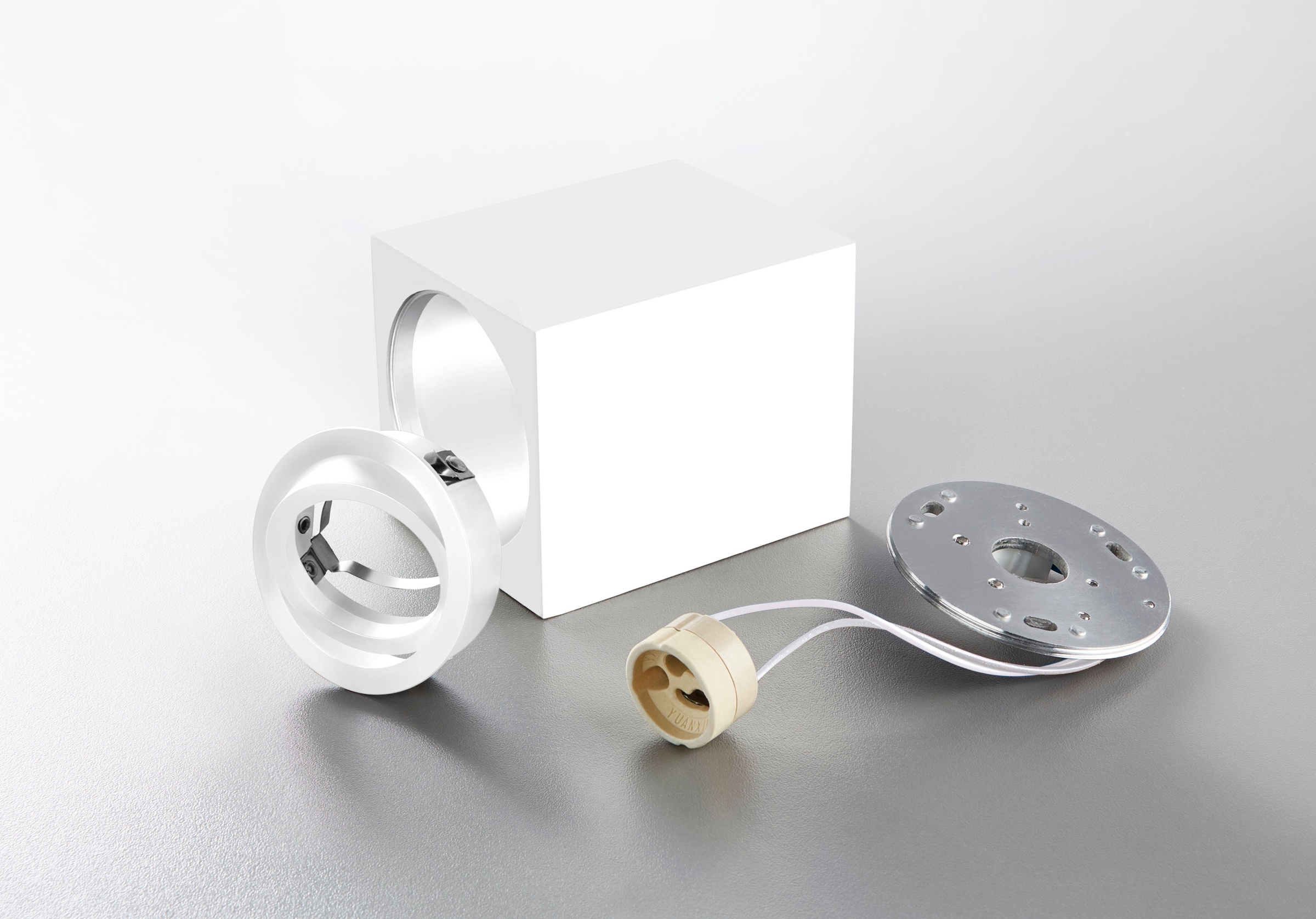HEITRONIC Deckenleuchte »ADL8001« GU10 Aufbauleuchte,Aufbaulampe, für Esszimmer, Flur, Wohnzimmer, schwenkbar