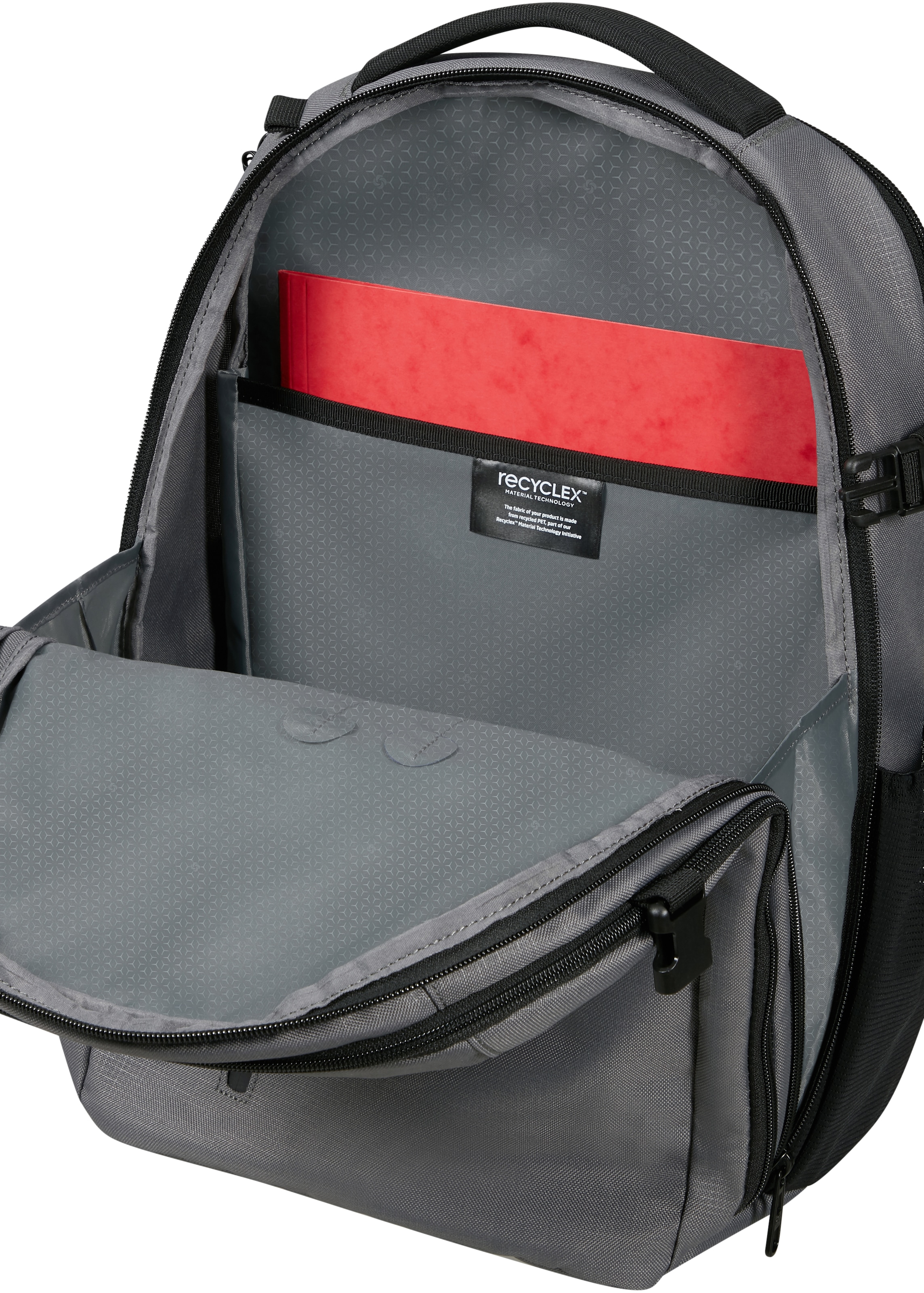 Samsonite Laptoprucksack »ROADER«, Arbeitsrucksack recyceltes Material Tablet und 15,6-Zoll Laptopfach