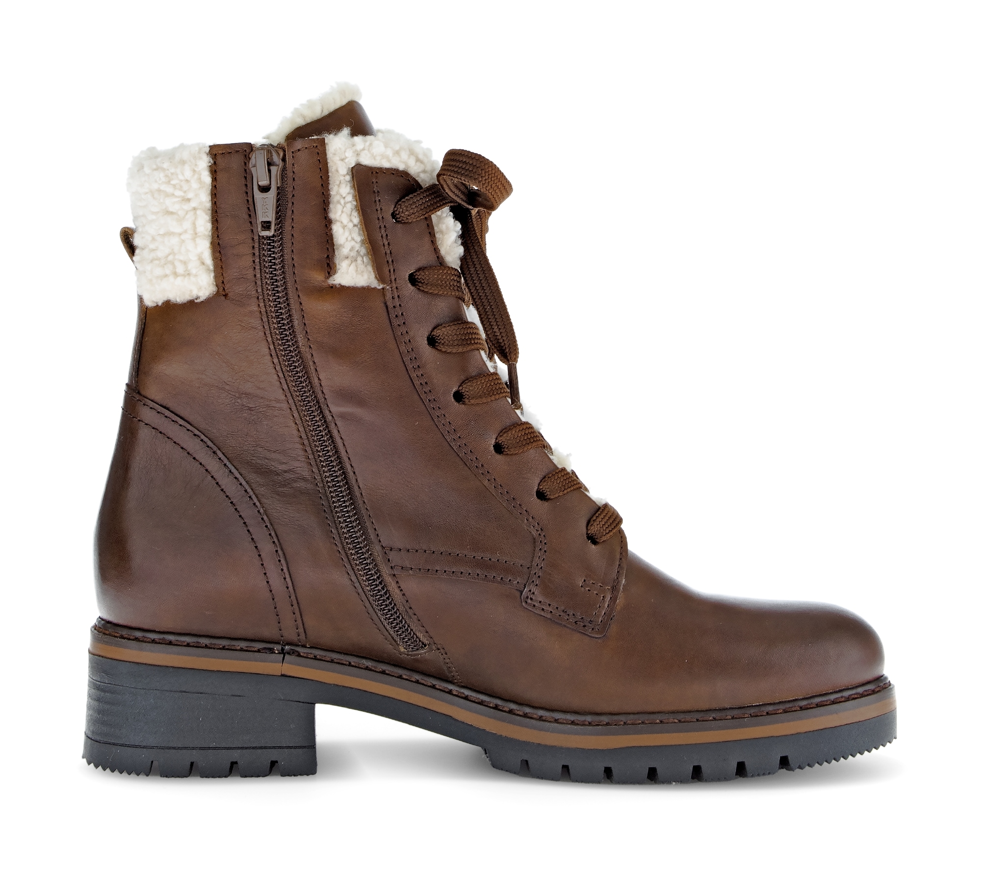 Gabor Winterstiefelette »GENUA«  , Blockabsatz, Winterboots mit Teddyplüsch-Kragen