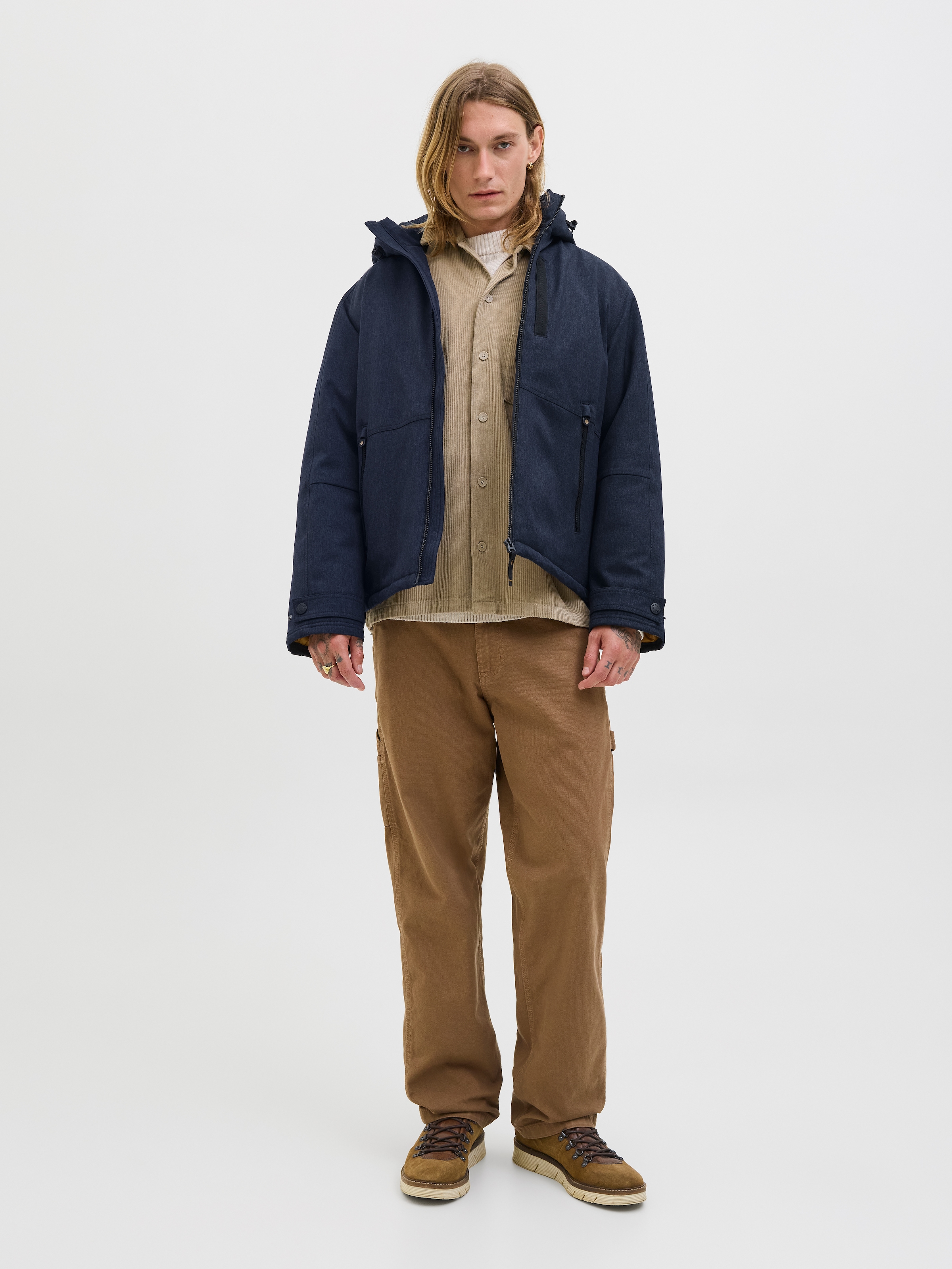 Jack & Jones Outdoorjacke »JJEPARKER DOVER JACKET SN«, mit Kapuze