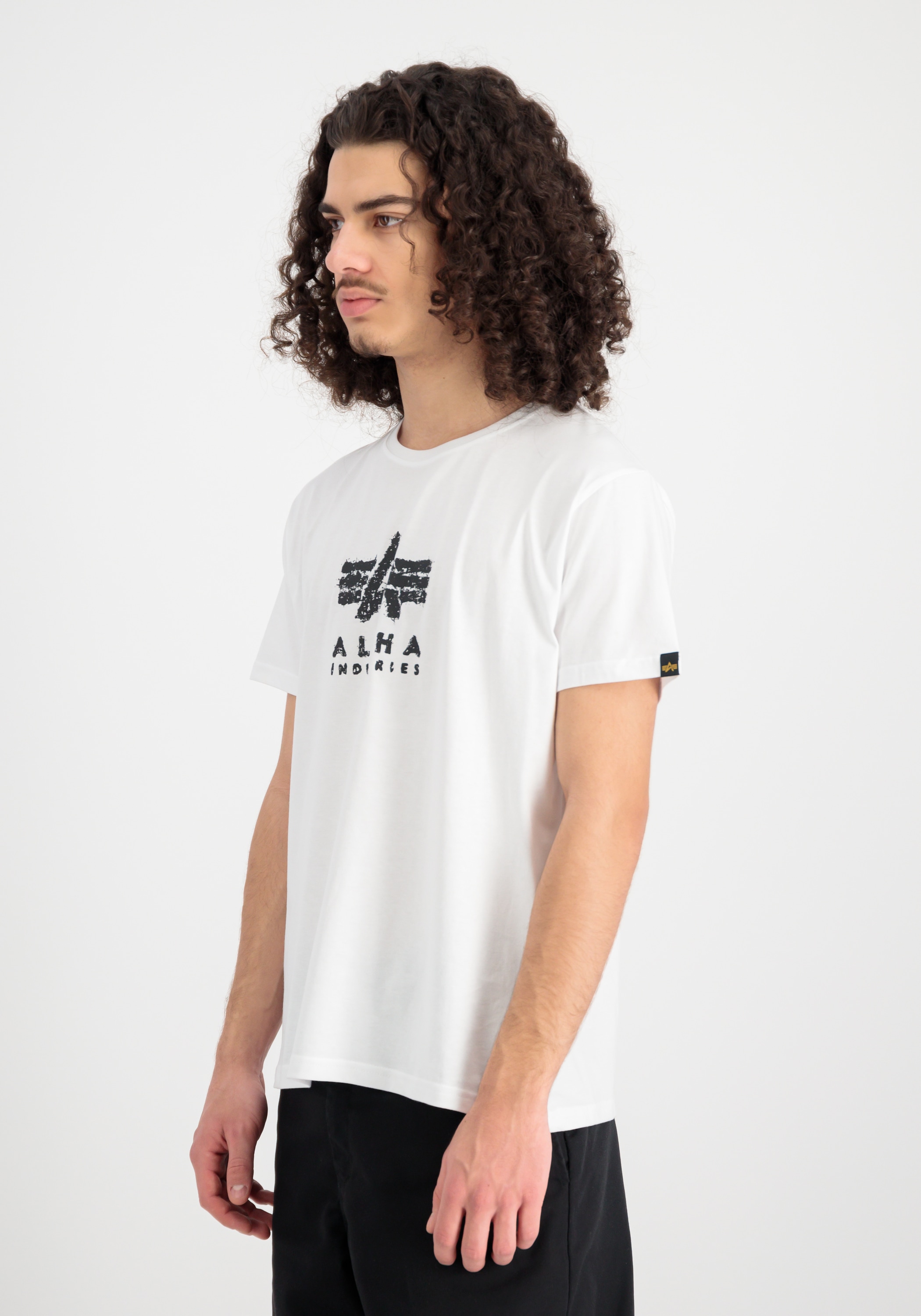 Alpha Industries T-Shirt »Grunge Logo T-Shirt«