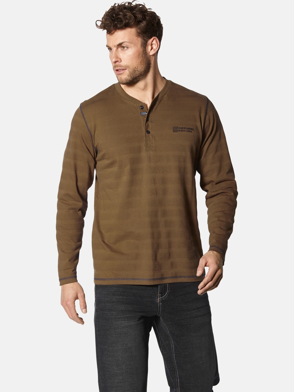 Babista Langarmshirt »Langarmshirt LUIMONO«, im dezenten Jacquardmuster