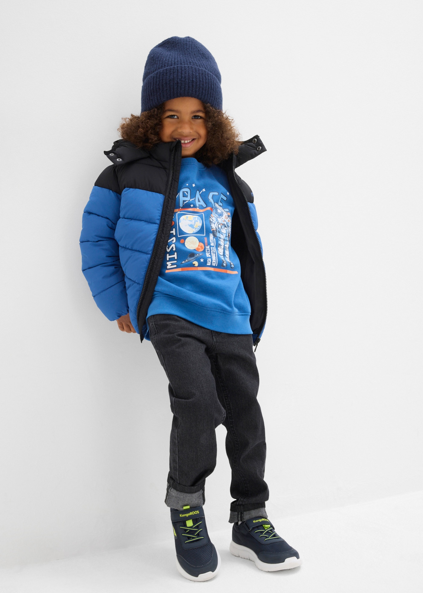 bonprix Winterjacke mit warmem Futter, Regular Fit, für Jungen