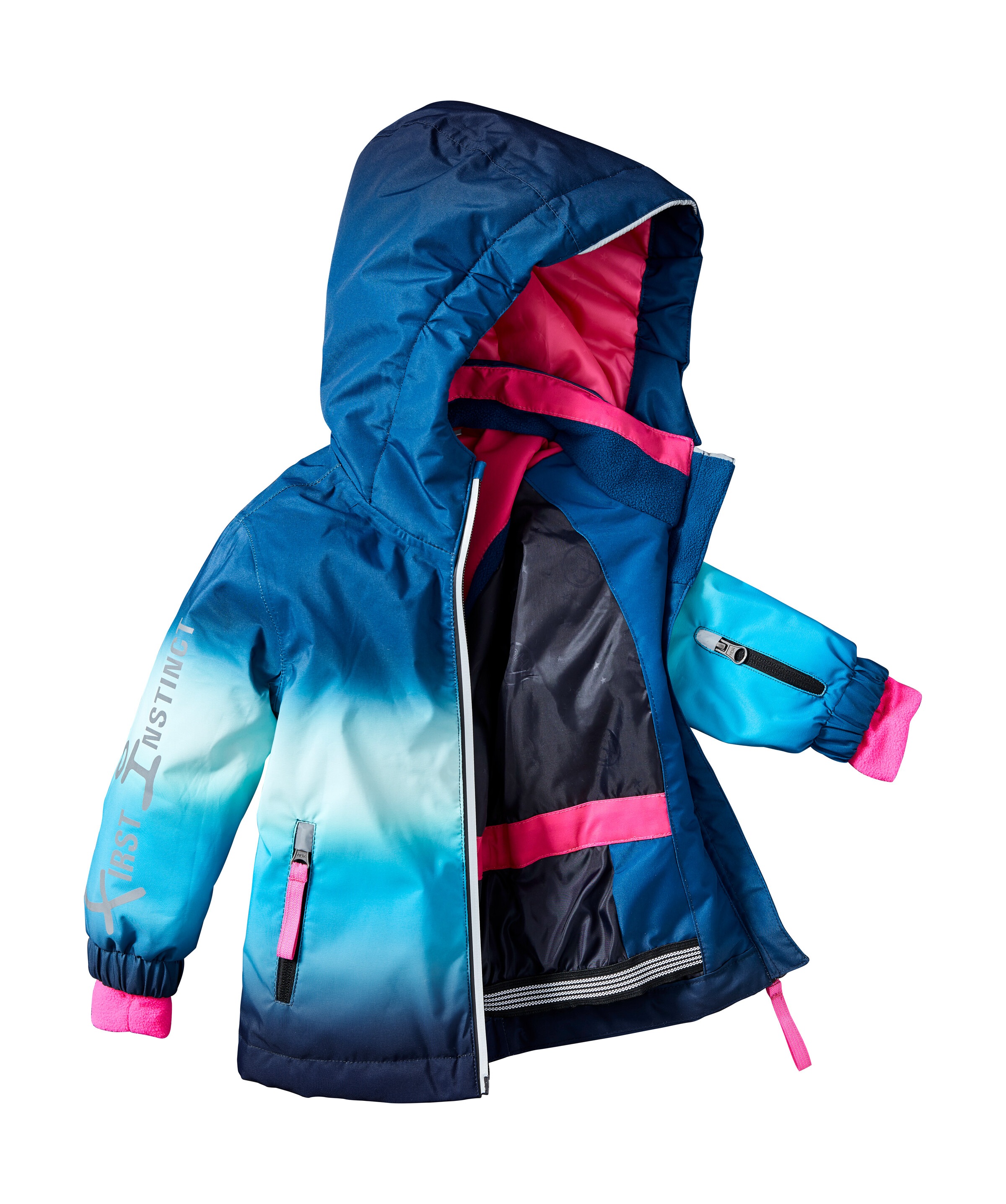 first instinct by killtec Skijacke »FISW 37 MNS SKI JCKT«, Wasserdichte Winterjacke mit Farbverlauf, reflektierend, warm gefüttert