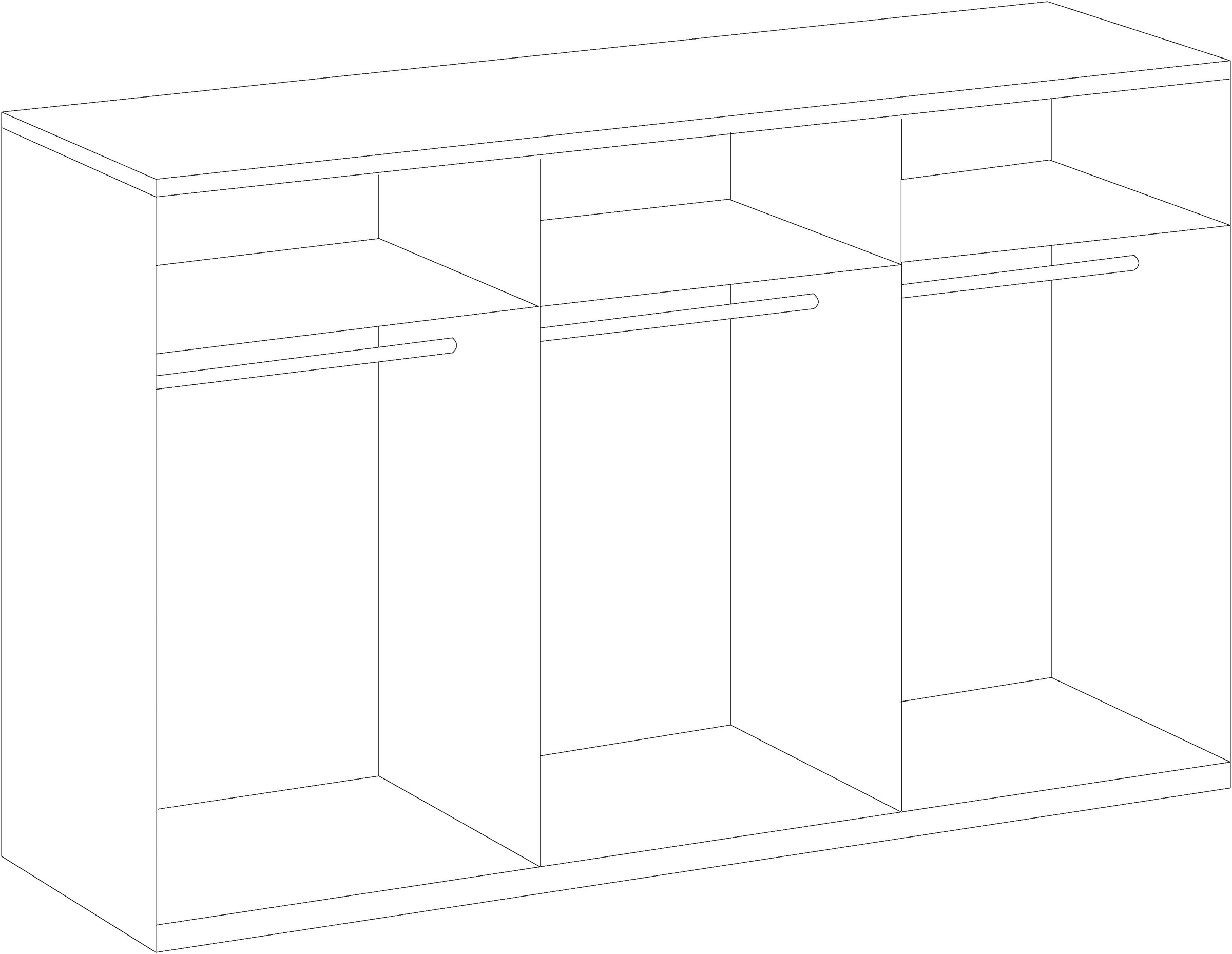 Wimex Kleiderschrank »New York« in vielen Breiten, 208 oder 236cm hoch