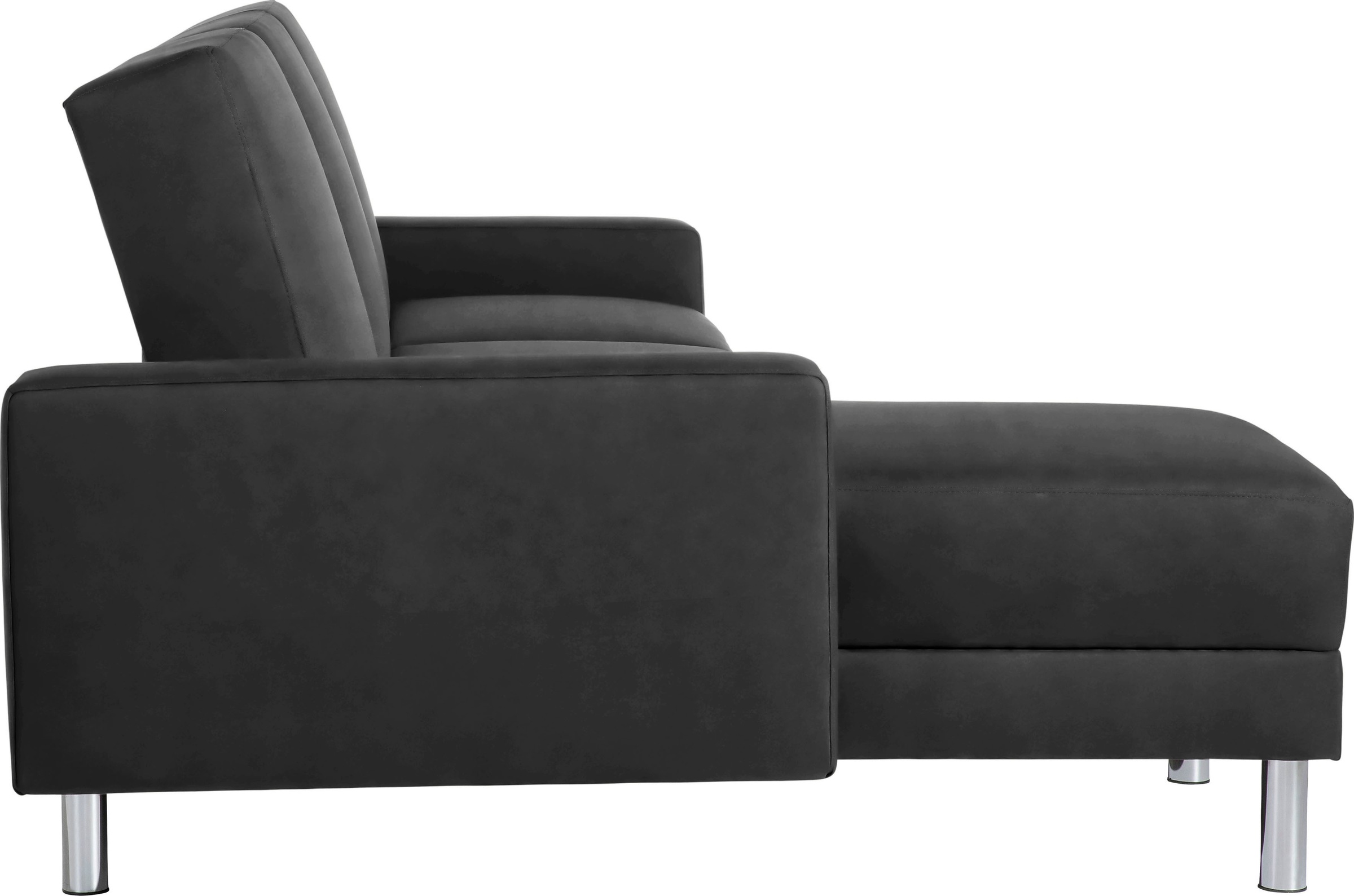 Max Winzer® Schlafsofa »Just Fresh modernes kubisches Sofa, Rückenverstellung für Sitzkomfort« Recamiere links oder rechts montierbar, elegante Metallfüße