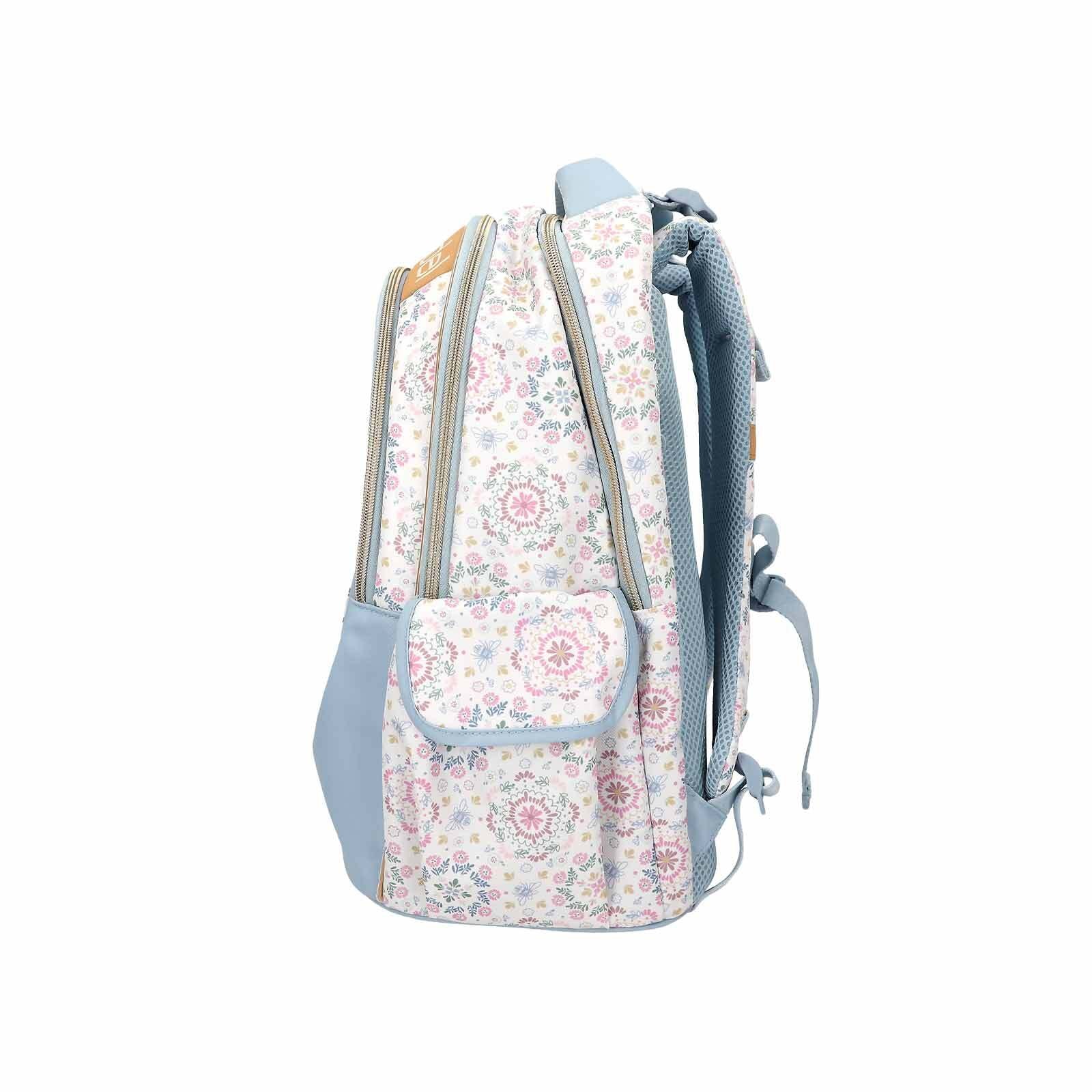 Depesche Rucksack »Schul-Set FESTIVAL FUN TOPModel 2er Set hellblau«