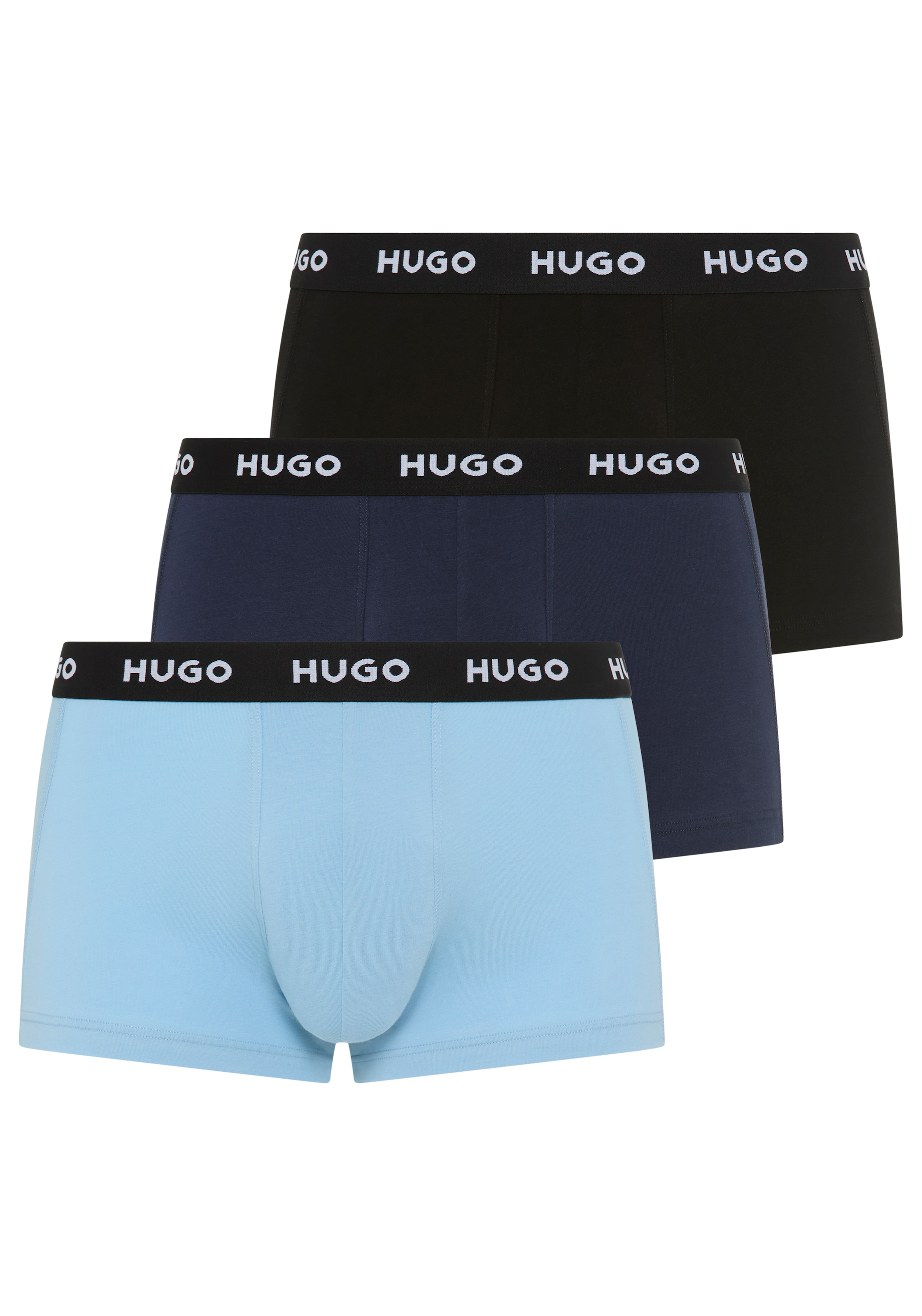 HUGO Underwear Trunk »TRUNK TRIPLET PACK« Packung, 3 Stk. mit Logoschriftzug auf dem Bund