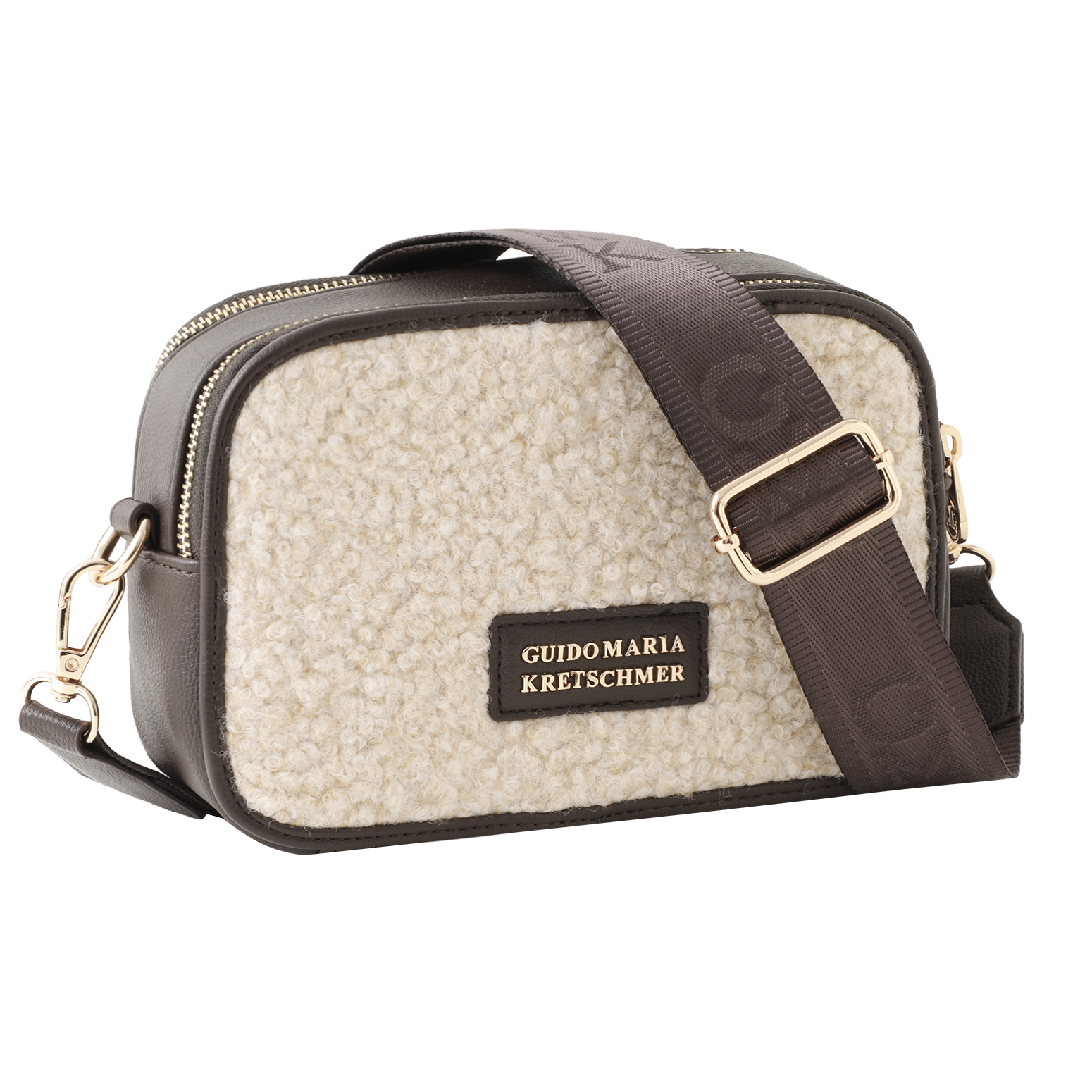 MARCO TOZZI by GMK Umhängetasche Damen Schultertasche mit auffälliger Logo-Signatur als Stickerei