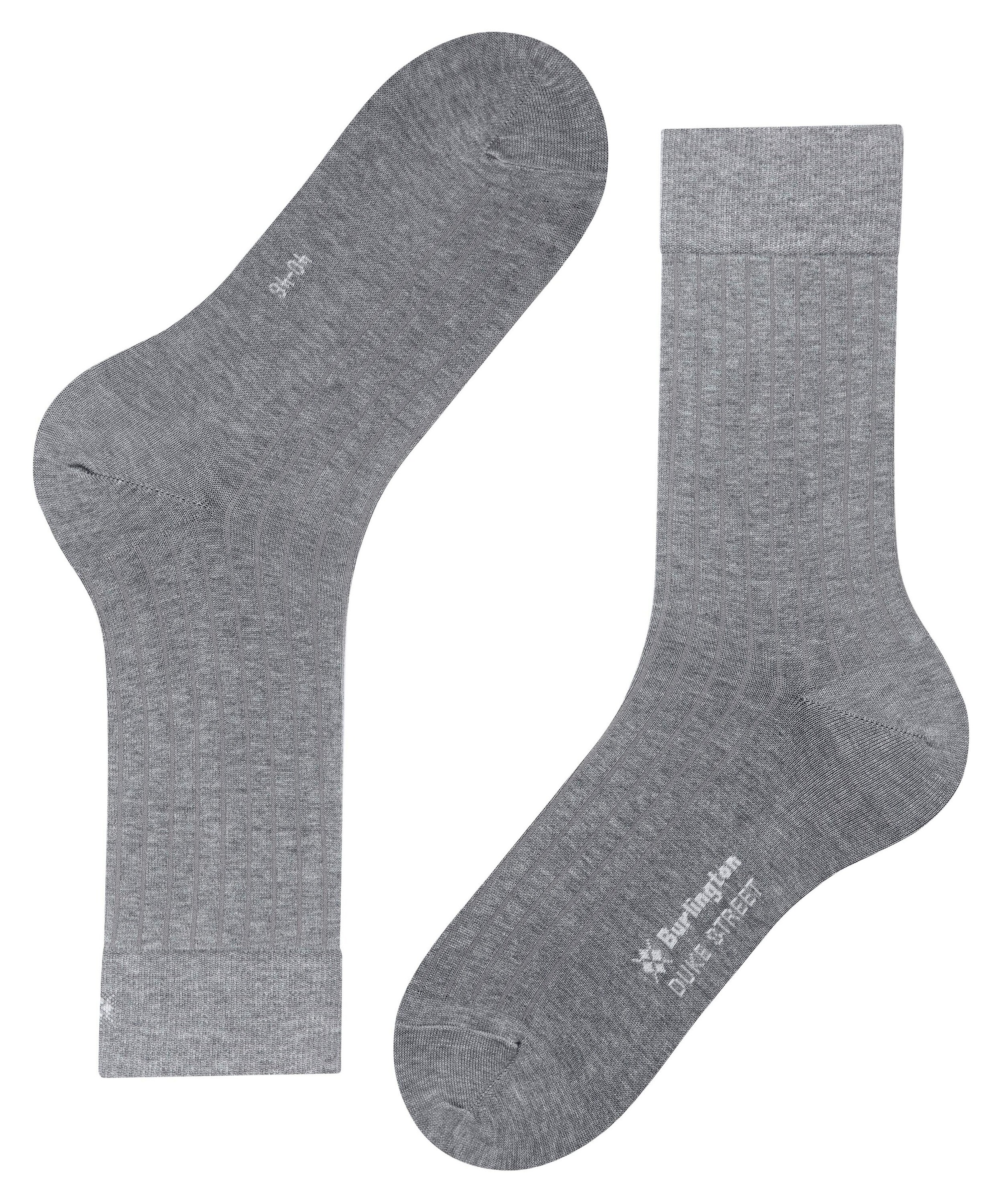 Burlington Socken »Duke Street« Einheitsgröße 40-46, Rippenstruktur, Cotton-Mix