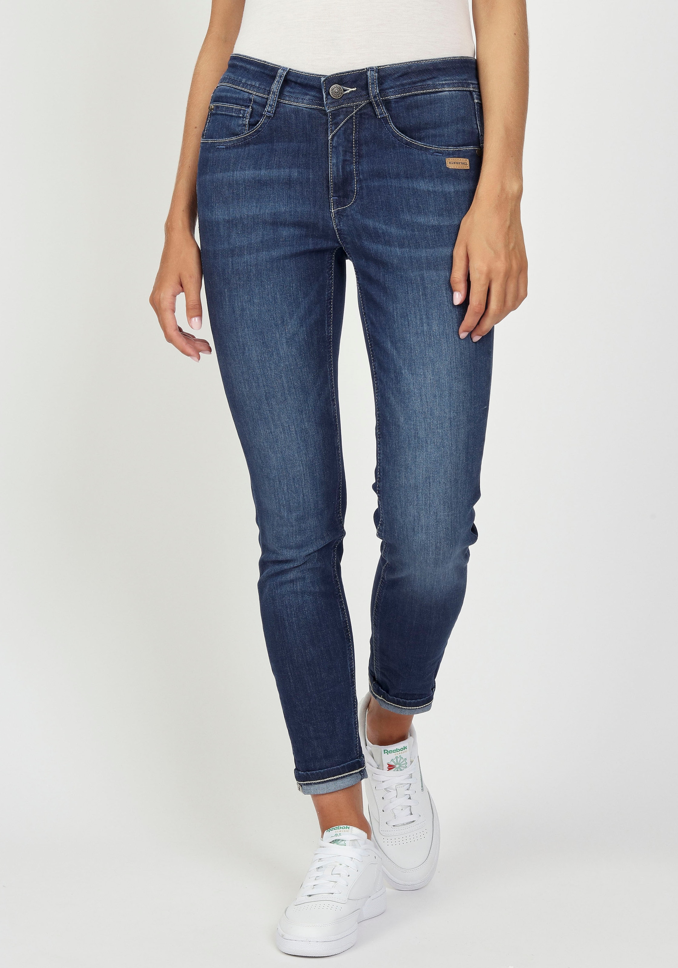 GANG Relax-fit-Jeans »94AMELIE«, mit Used-Effekten