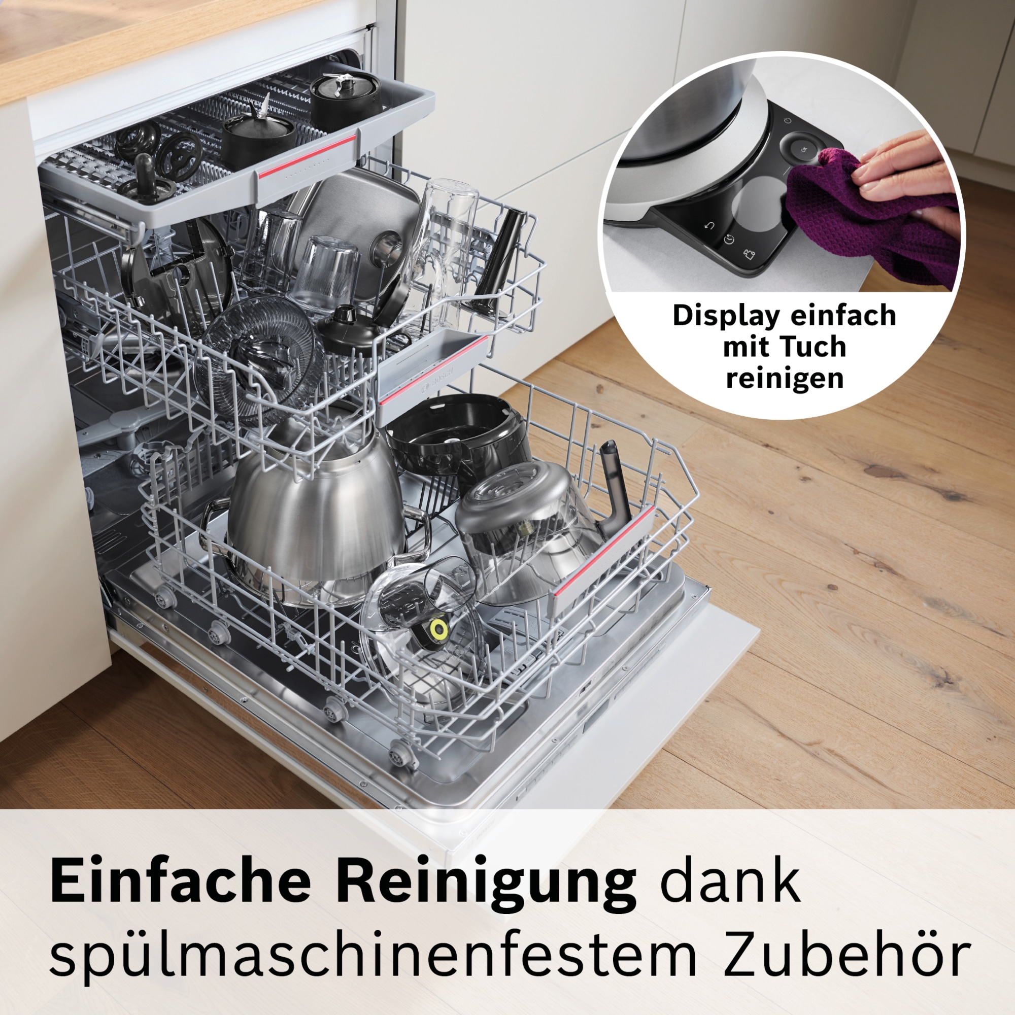 BOSCH Küchenmaschine »MUMS8ZS18« 7 Automatikprogramme, Timer, Vollmetallgehäuse, Edelstahl-Rührer