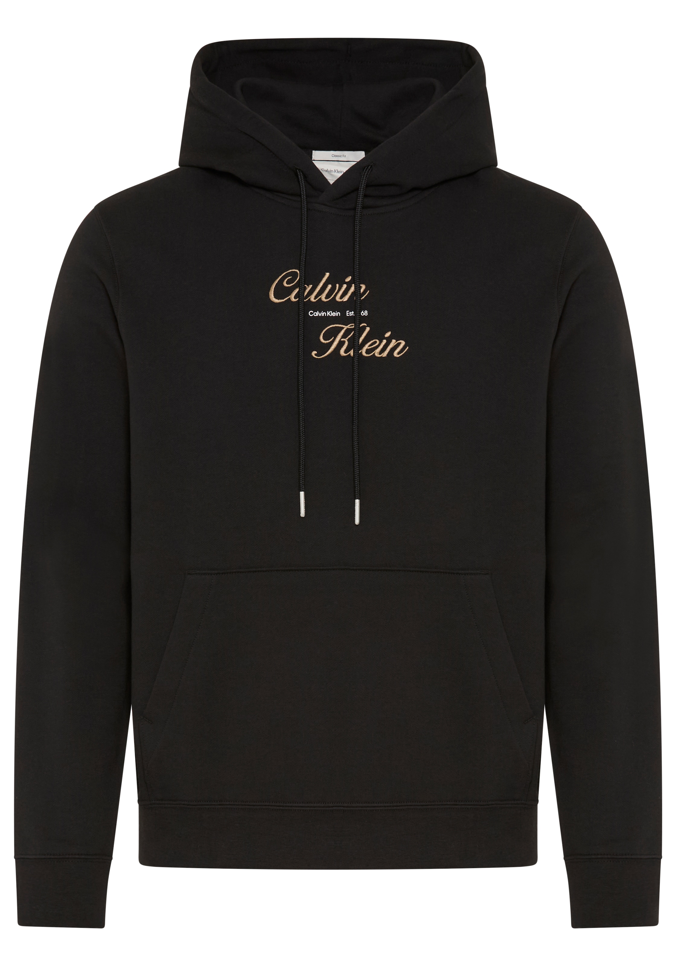Calvin Klein Jeans Kapuzensweatshirt , Stickerei, Regular Fit, reine Baumwolle
