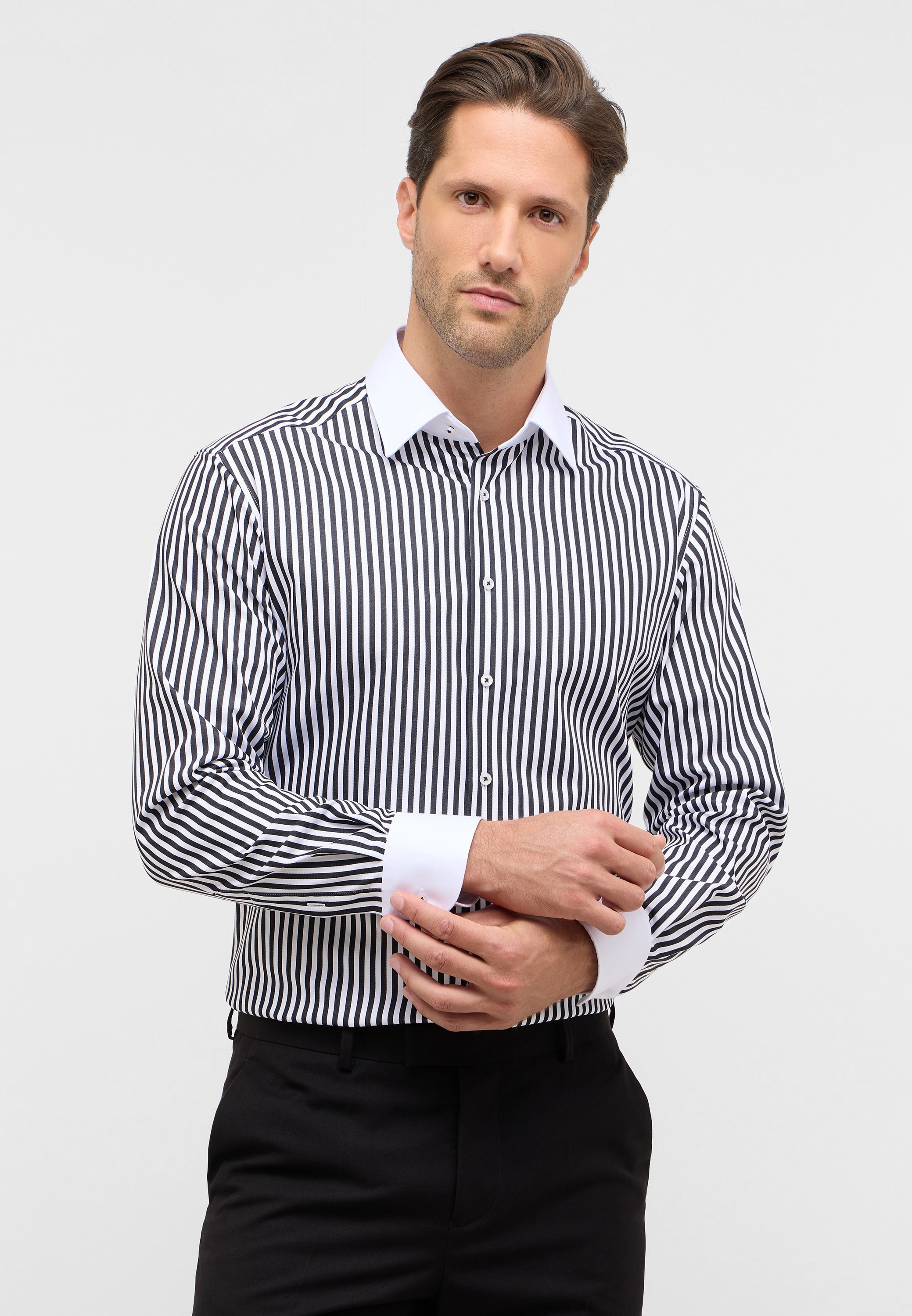 Eterna Langarmhemd »MODERN FIT« NON IRON (bügelfrei)