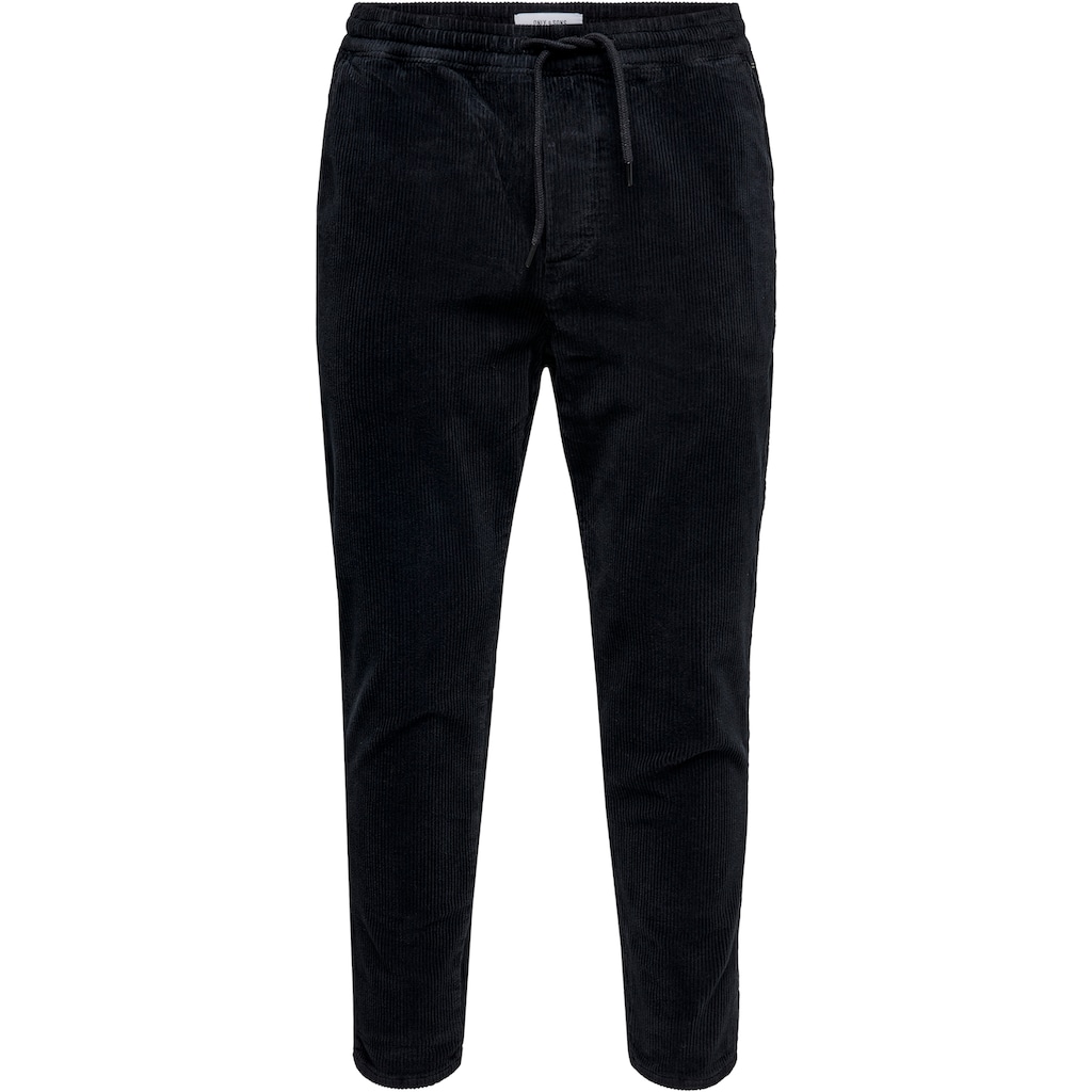 ONLY & SONS Cordschlupfhose »LINUS LIFE CROPPED CORD«