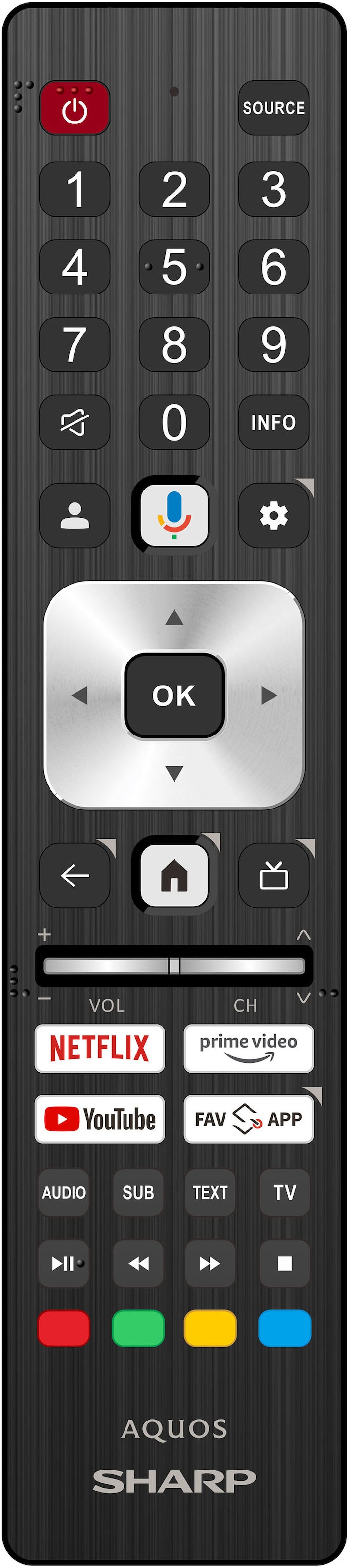 Sharp LED-Fernseher »4T-C50GLx« 126 cm/50 Smart-TV Dolby Atmos, Dolby Vision, HDMI 2.1 mit eARC)