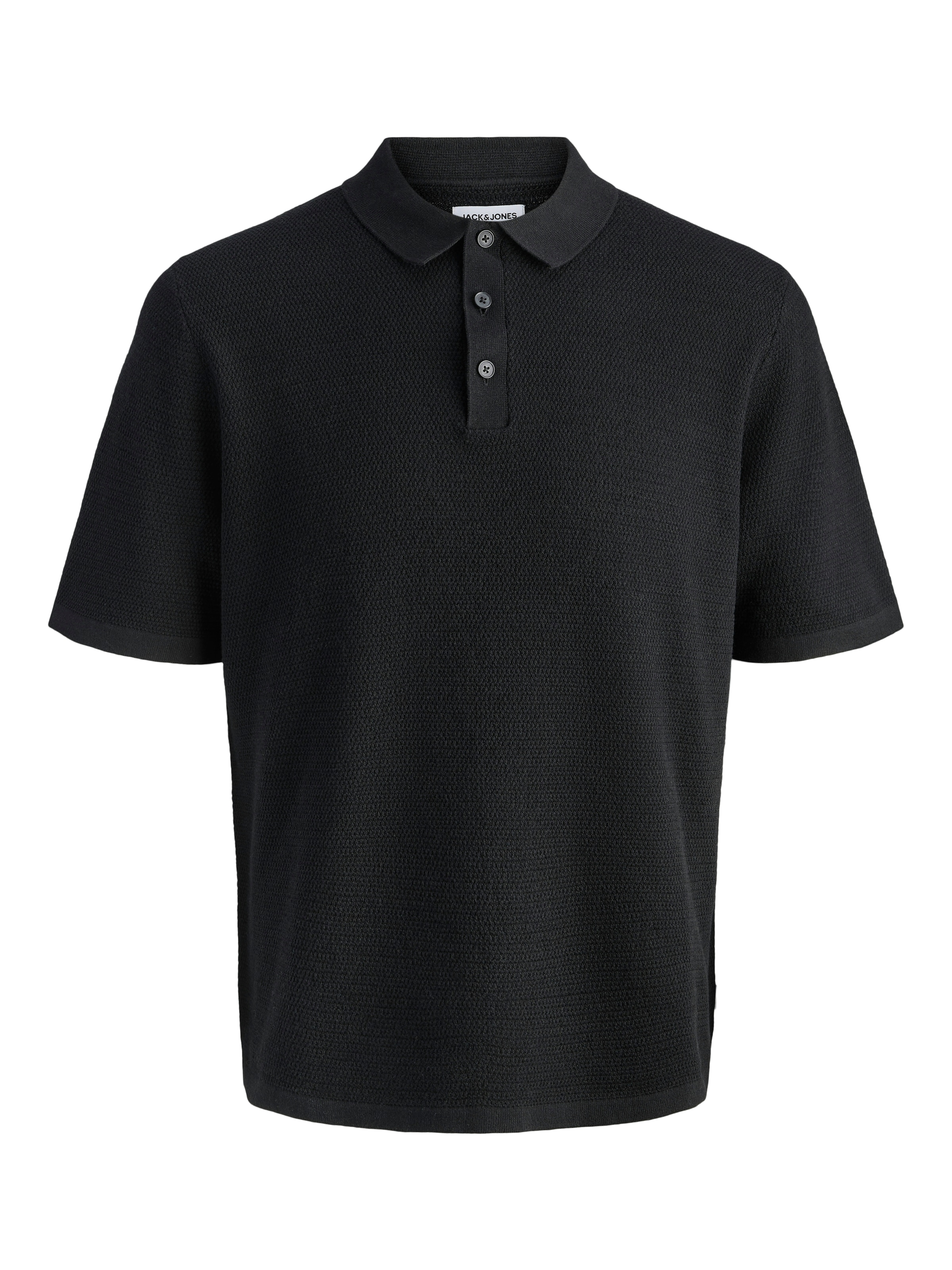 Jack & Jones Kurzarmpullover »JJEGEORGE KNIT POLO SS SN« mit Polo Kragen