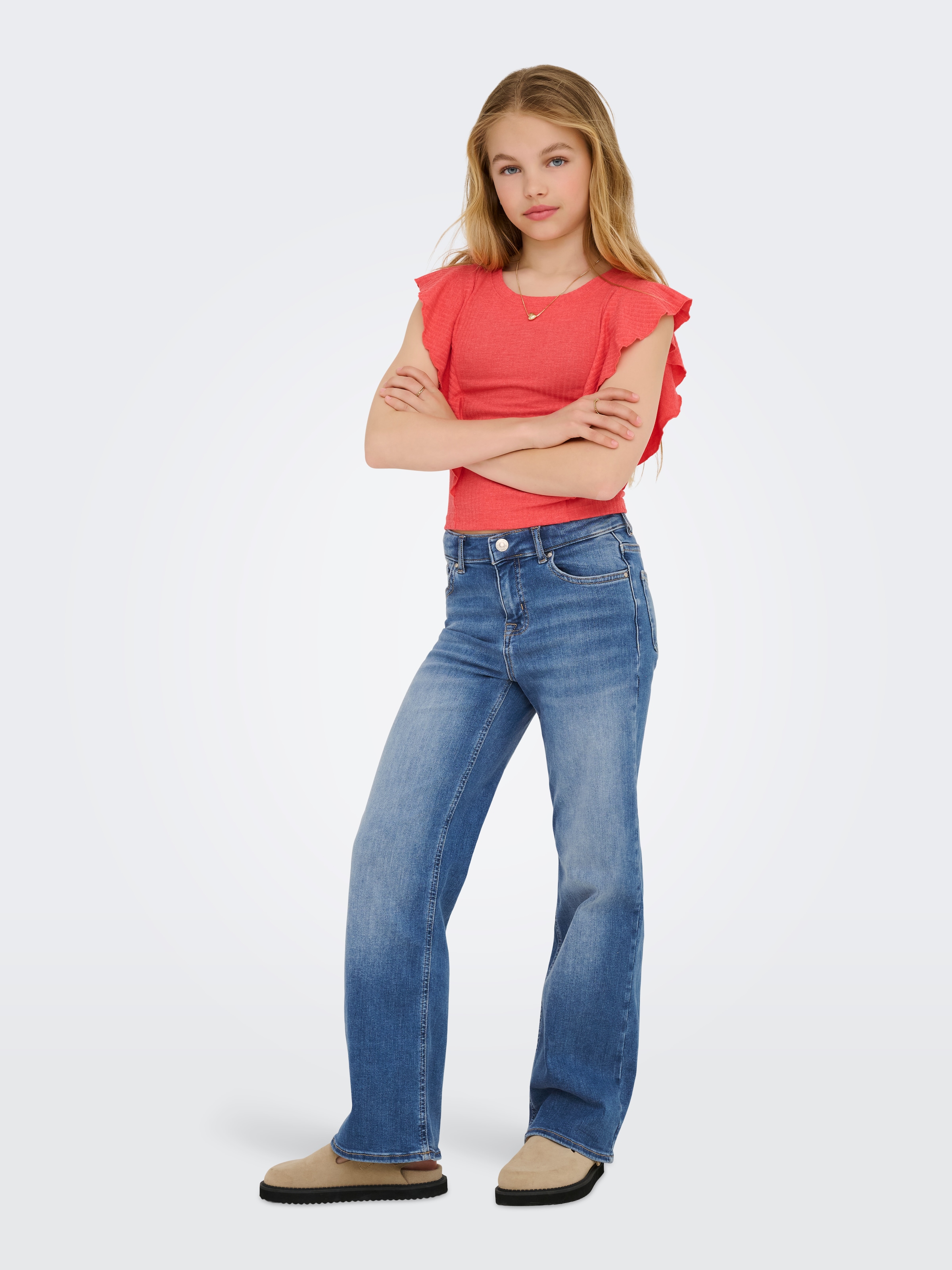KIDS ONLY Weite Jeans »KOGMADISON BLUSH WIDE DNM CRO37 NOOS«