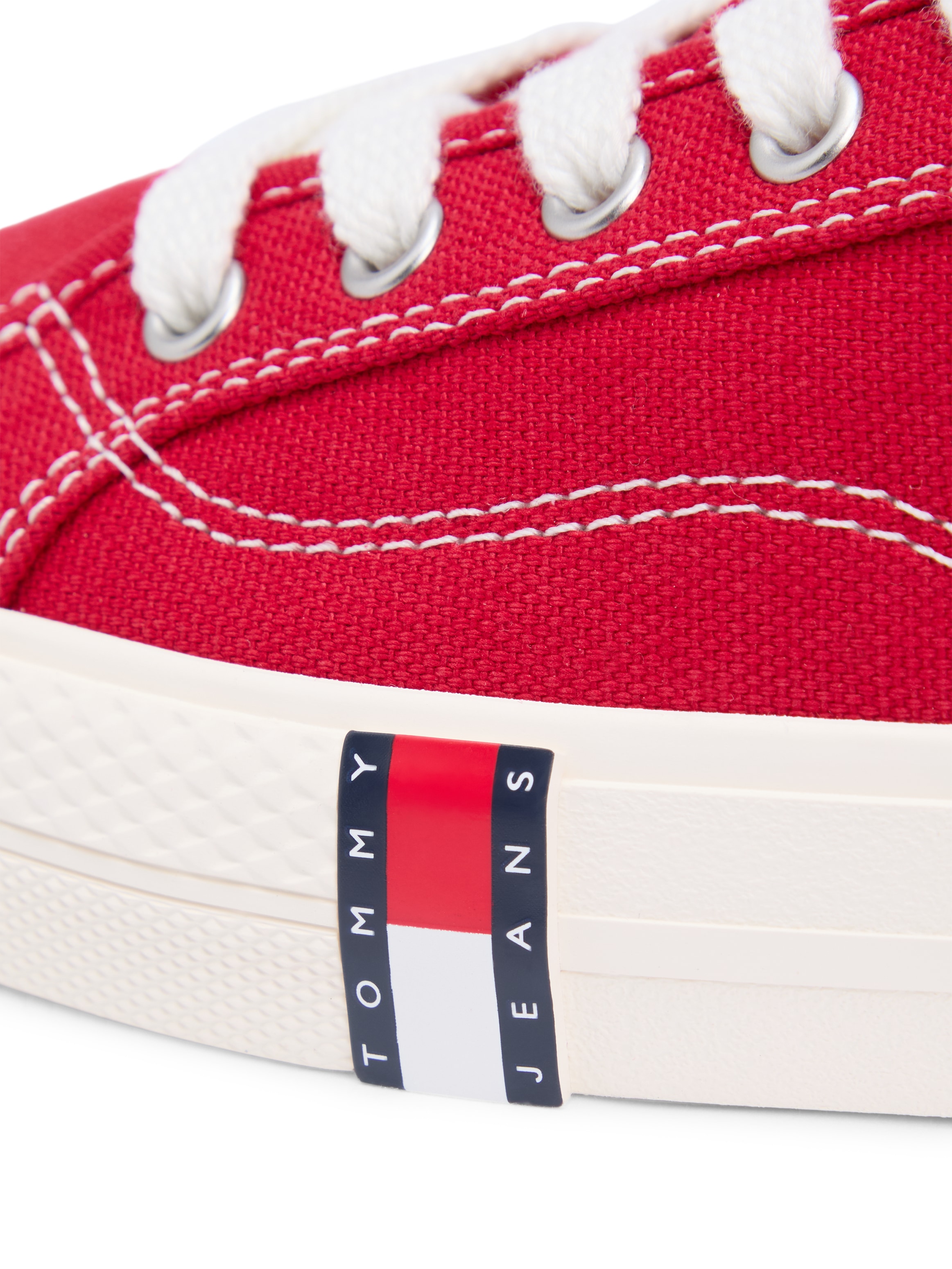 Tommy Jeans Plateausneaker »ARCHIVE Y2K«  Freizeitschuh, Halbschuh, Schnürer im Retro-Look mit Label im Plateau