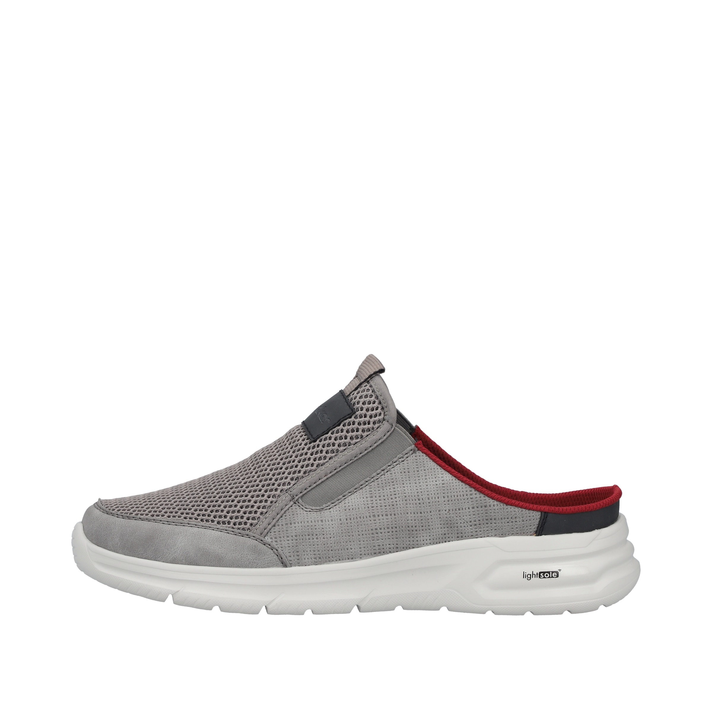 Rieker Clog  Sommerschuh, Hausschuh, Schlupfschuh mit seitlichen Stretcheinsätzen