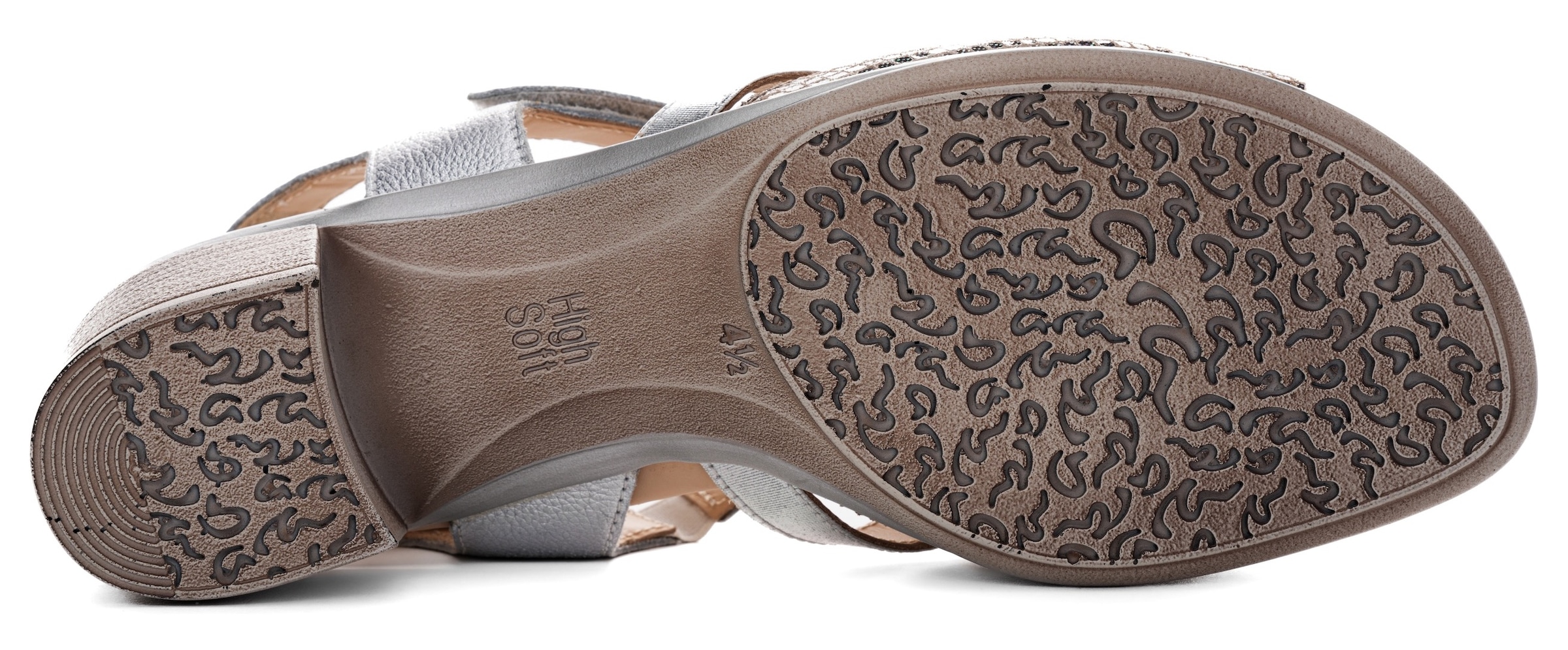 Ara Sandalette »LUGANO«, Festtagsschuh, Glitzersandale, Kitten Heel mit Blockabsatz, H-Weite