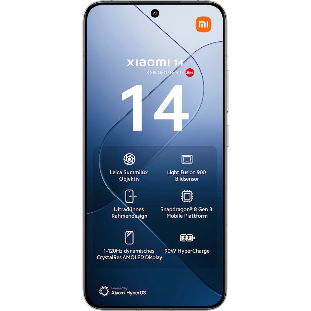 Xiaomi Smartphone »14 512 Gb«, weiß, 16,15 cm/6,36 Zoll, 512 GB Speicherplatz, 50 MP Kamera