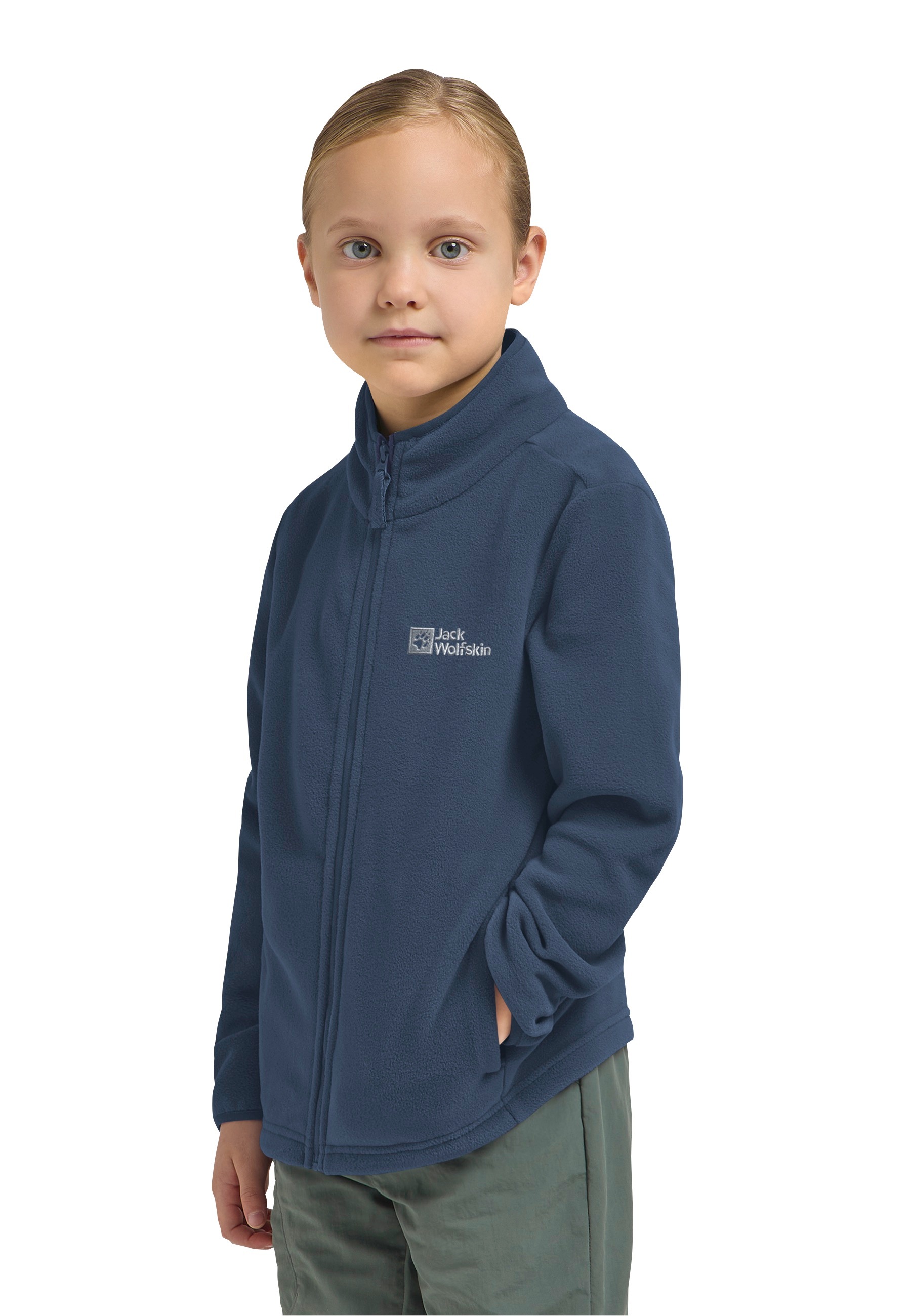 Jack Wolfskin Fleecejacke »TAUNUS JACKET K«, Winddicht, atmungsaktiv, Übergangsjacke