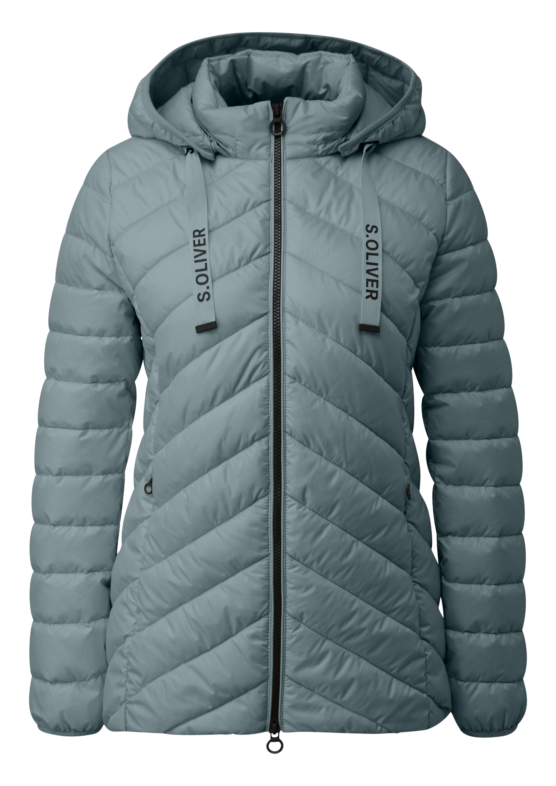 s.Oliver Outdoorjacke, mit Kapuze, mit abnehmbarer Kapuze