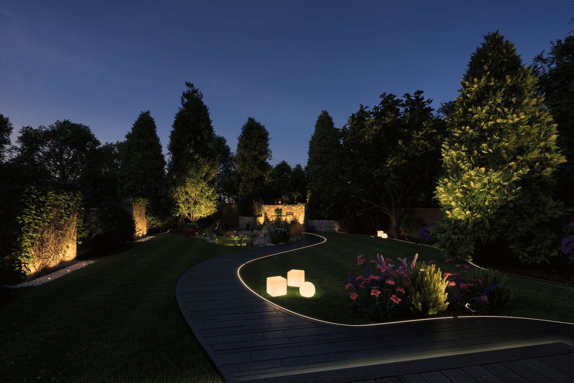 Paulmann LED Würfel »Plug & Shine« 1 Stk. Warmweiß IP67 RGBW 24V ZigBee