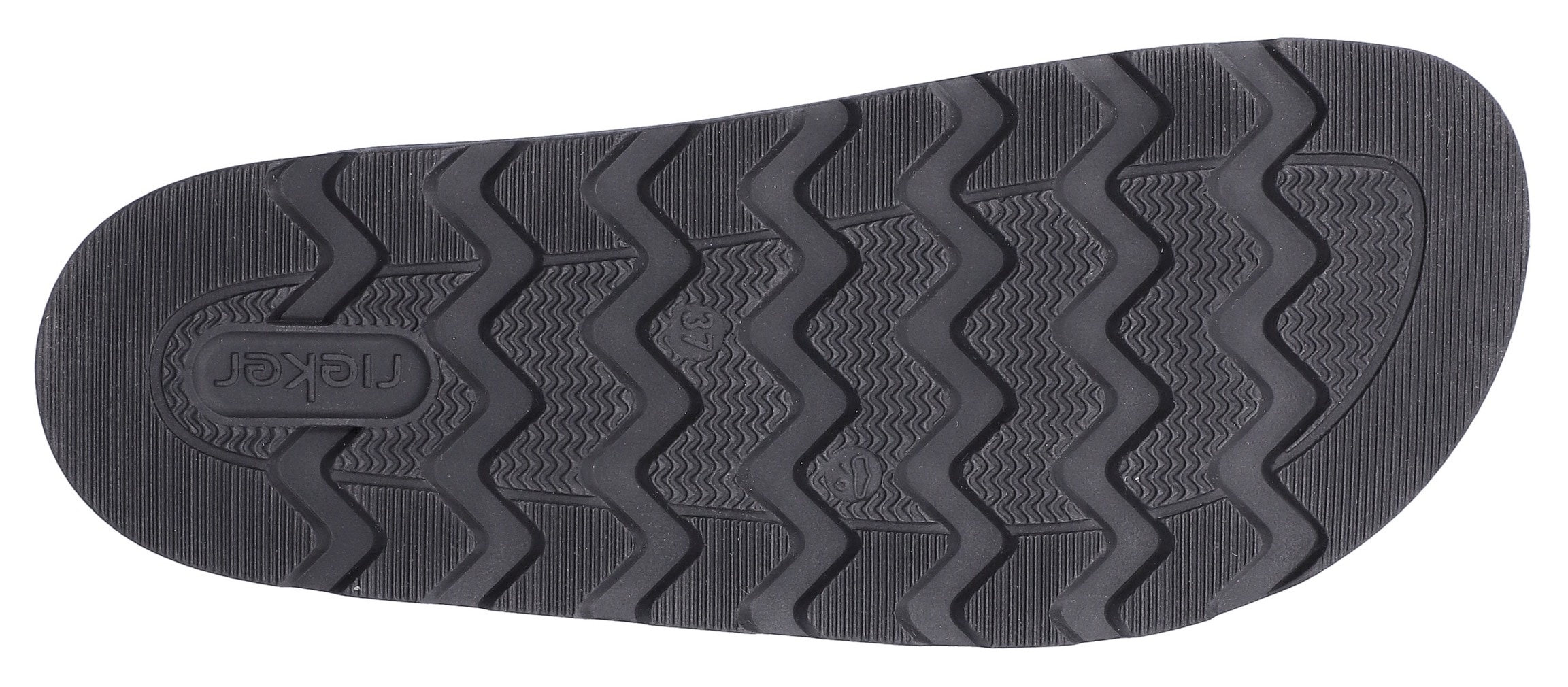 Rieker Pantolette  Hausschuh, Sommerschuh, Strandschuh, Zweischnaller mit Softfußbett