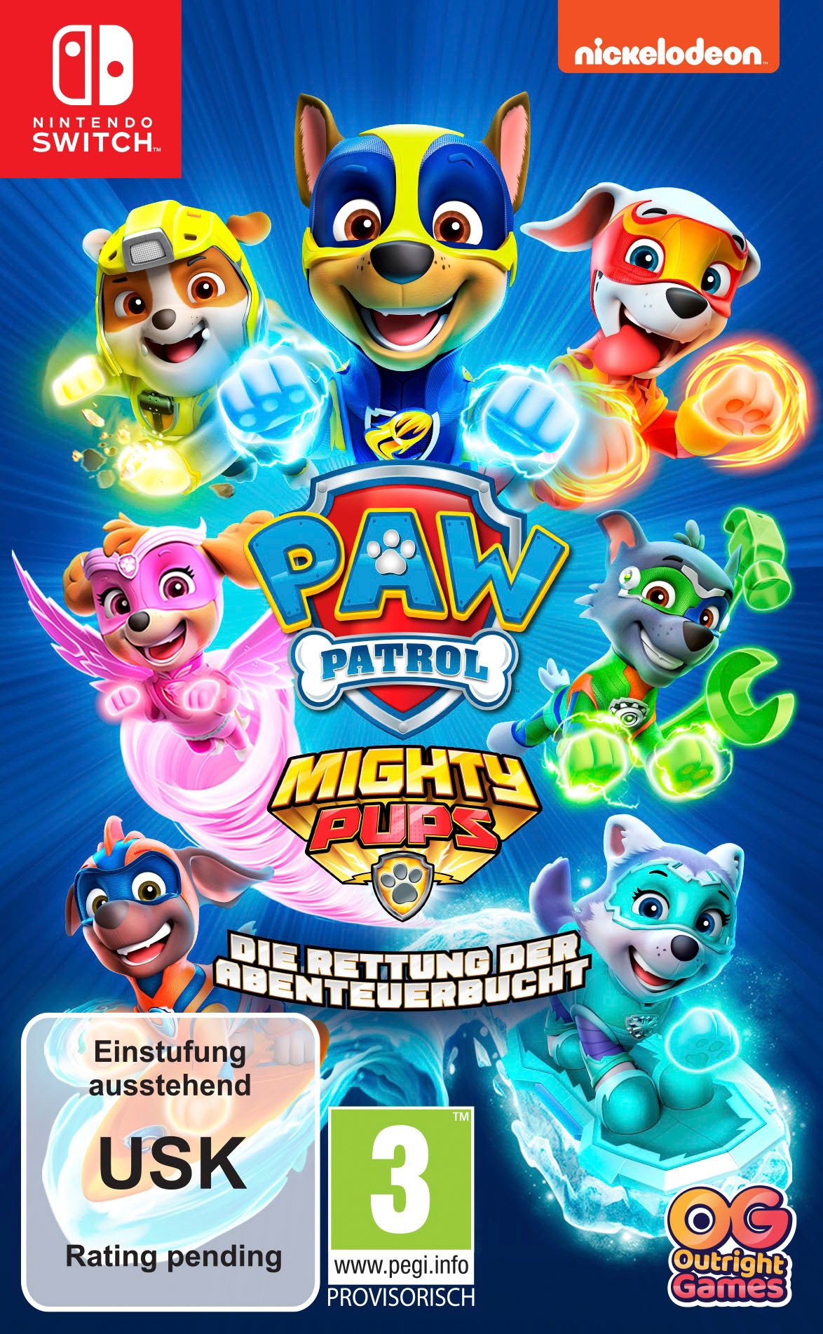 Outright Games Spiel »PAW Patrol Mighty Pups: Die Rettung der Abenteuerbucht«, Nintendo Switch