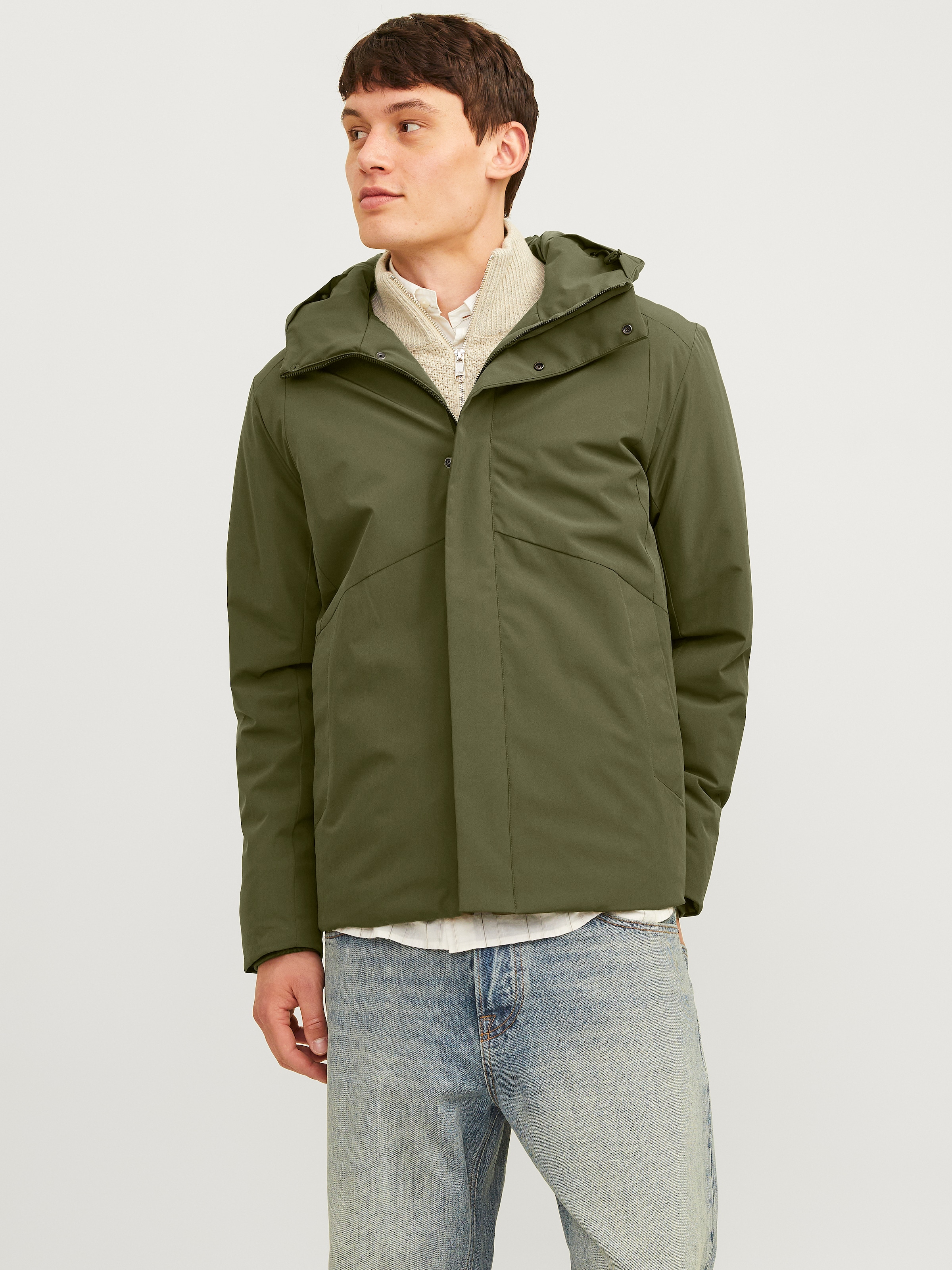 Jack & Jones Kurzjacke »JJEKEEN JACKET SN«, mit Kapuze