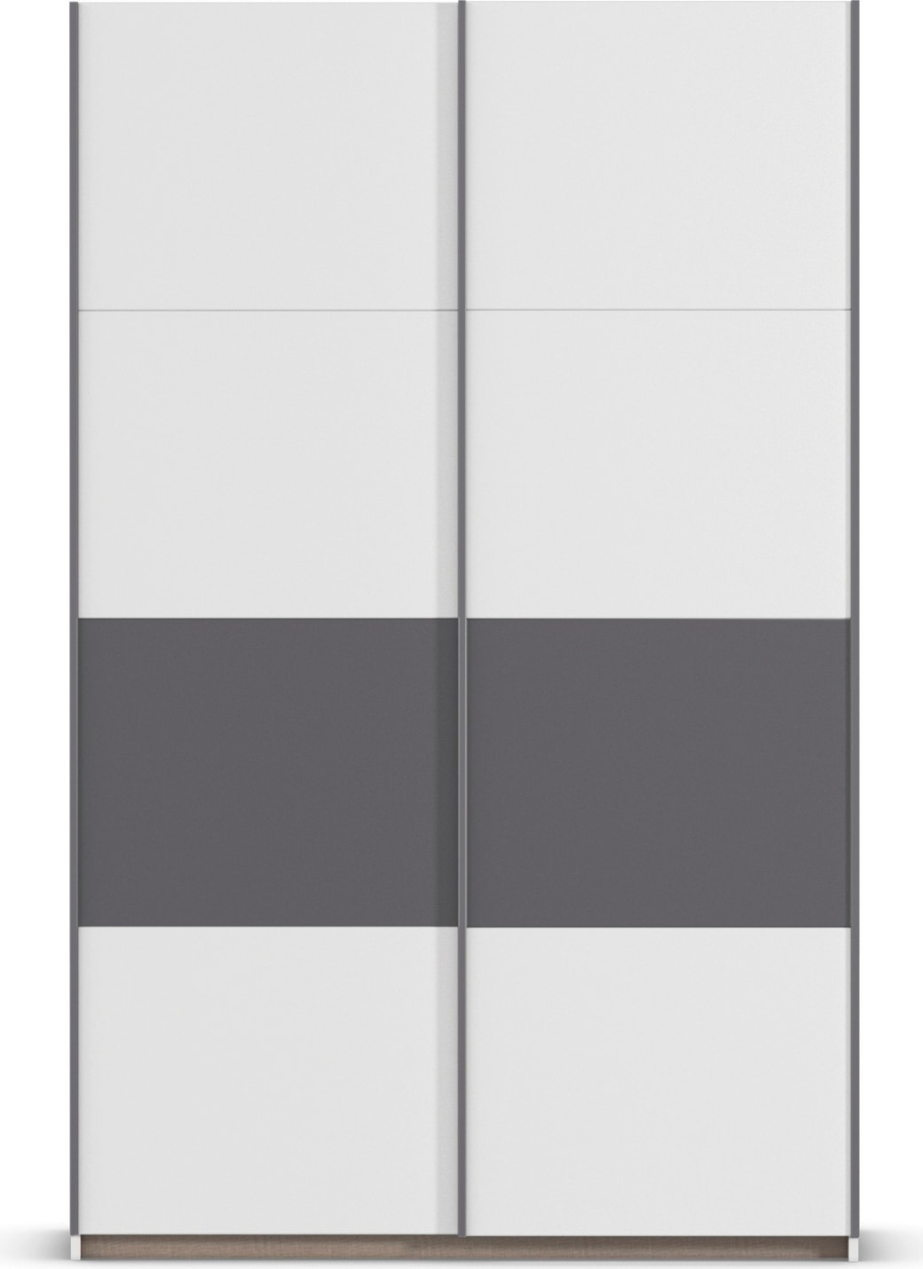 rauch Schwebetürenschrank »Kleiderschrank Schrank Garderobe Schlafzimmerschrank OXFORD«, (in 3 verschiedenen Ausstattungen BASIC/CLASSIC/PREMIUM), mit Griffleisten aus Metall, auch für kleinere Räume MADE IN GERMANY