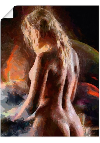 Artland Wandbild »Nackt von hinten«, Erotische Bilder, (1 St.), in vielen Größen &... kaufen