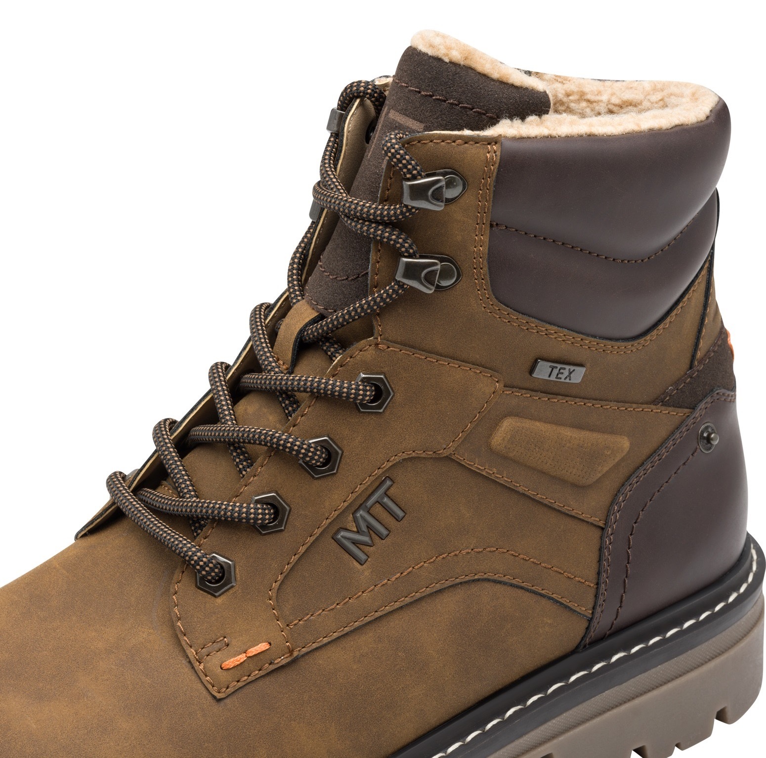 MARCO TOZZI Winterboots  , Blockabsatz, Outdoorschuh, Schnürboots mit Tex-Ausstattung