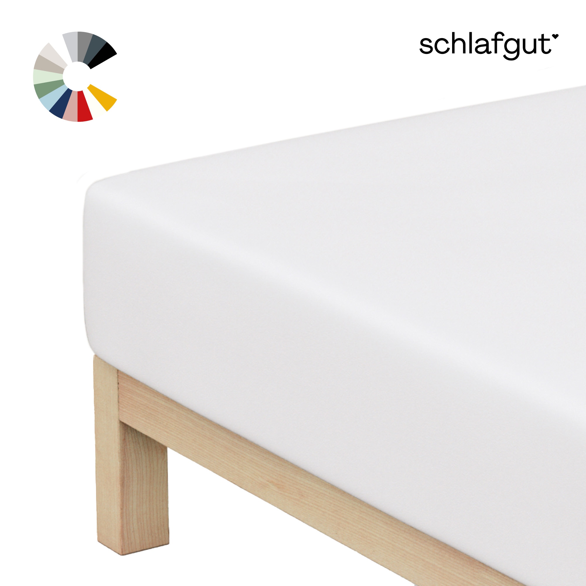 Schlafgut Spannbettlaken »Basic Cotton Spannbettlaken« Preiseinstiegsmodell