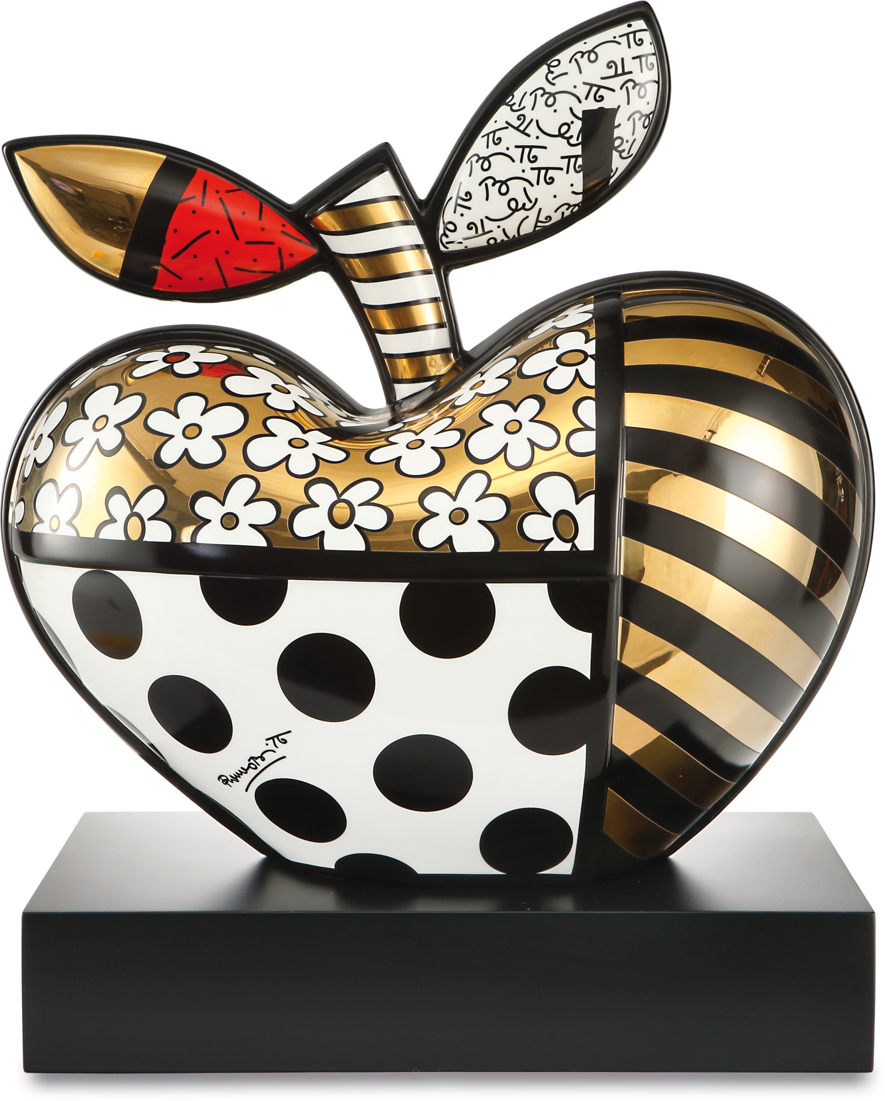 Sammelfigur »Figur Romero Britto - "Golden Big Apple"«