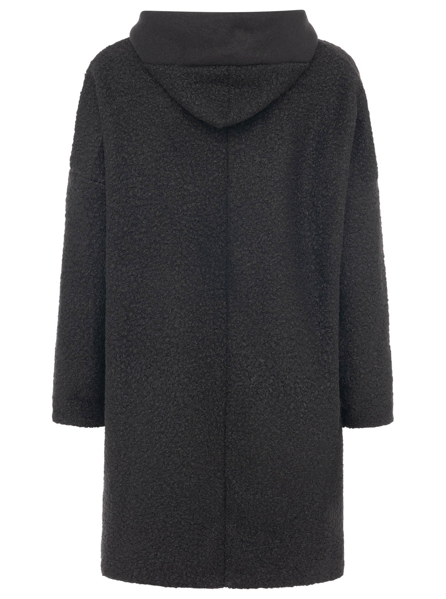 Zwillingsherz Kurzmantel »"Neon"« aus Teddystoff mit Kapuze, Reißverschluss und Taschen