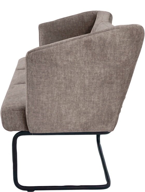 K+W Komfort & Wohnen Polsterbank »Mikkado Tube« in abgerundeter Form, Rundrohrkufe lang, in 2 Breiten 192 oder 242 cm